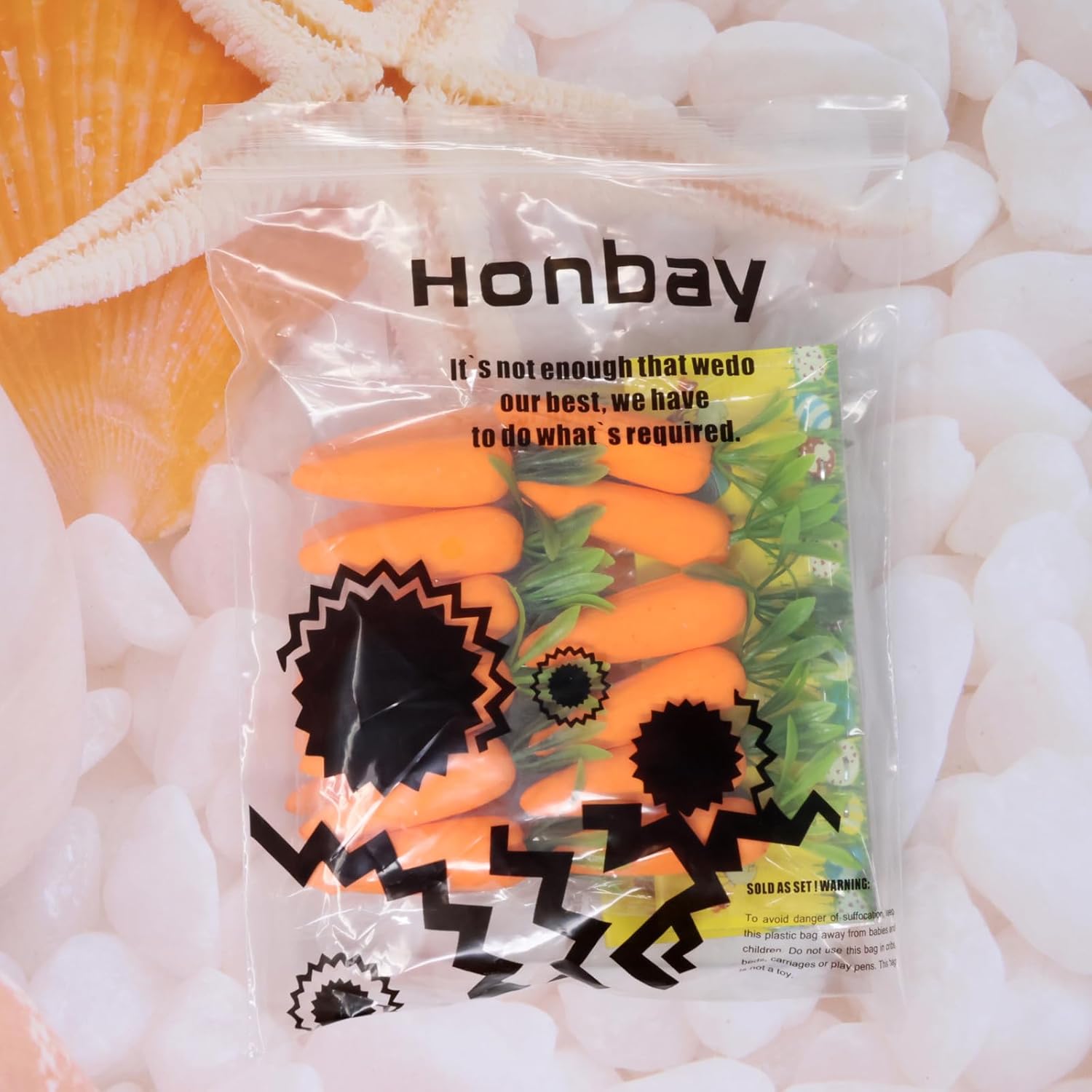 Honbay 24PCS Artificial Carrot Decorations