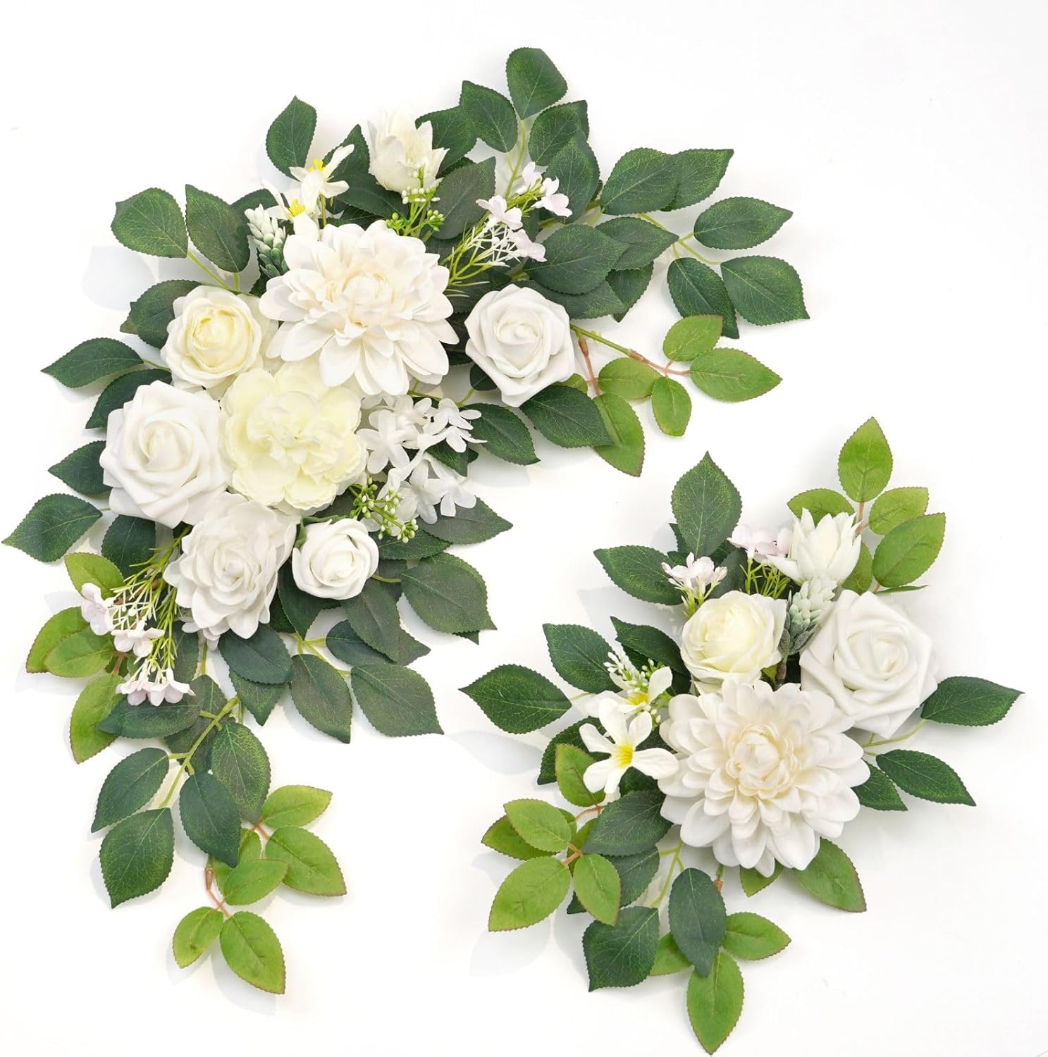 Piklado Wedding Welcome Sign Flower Garland Set