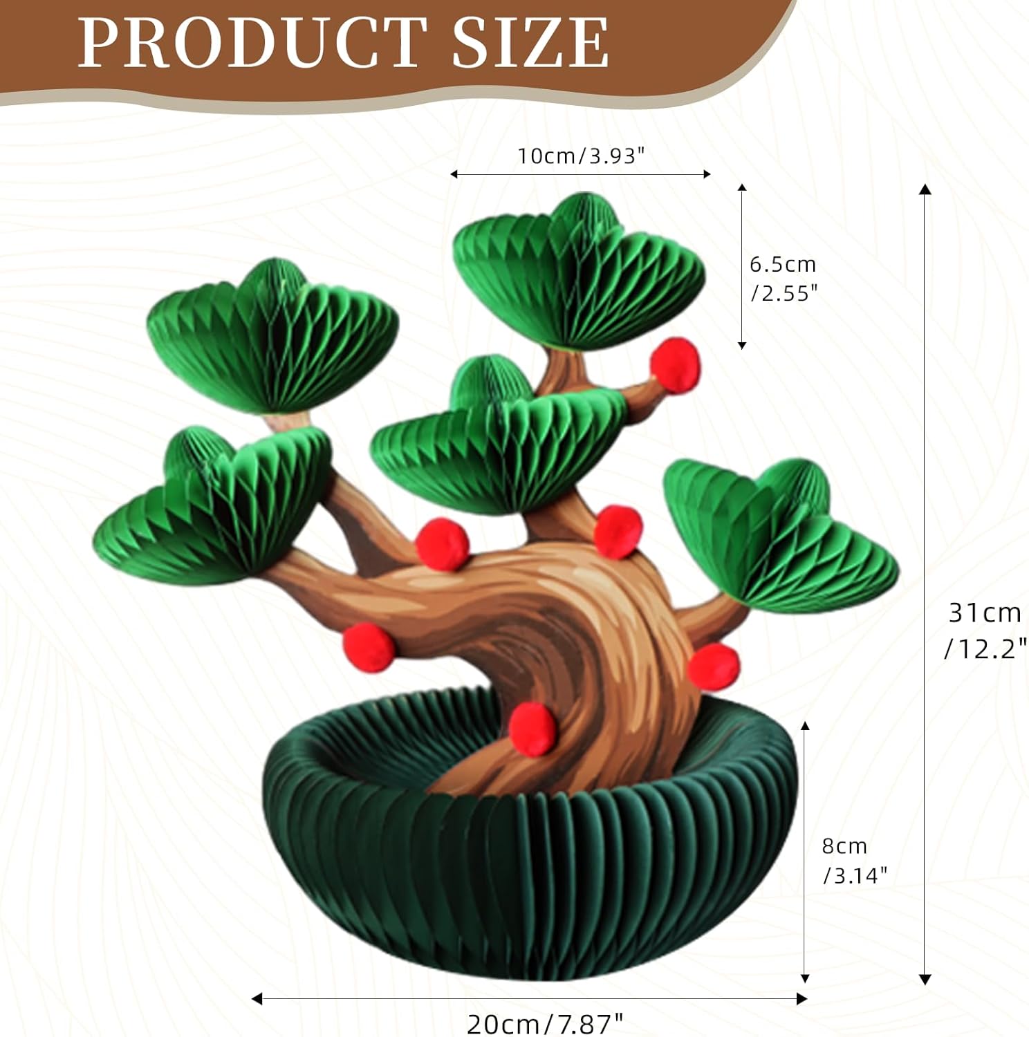 Honeycomb Fortune Tree Bonsai Desktop Decoration