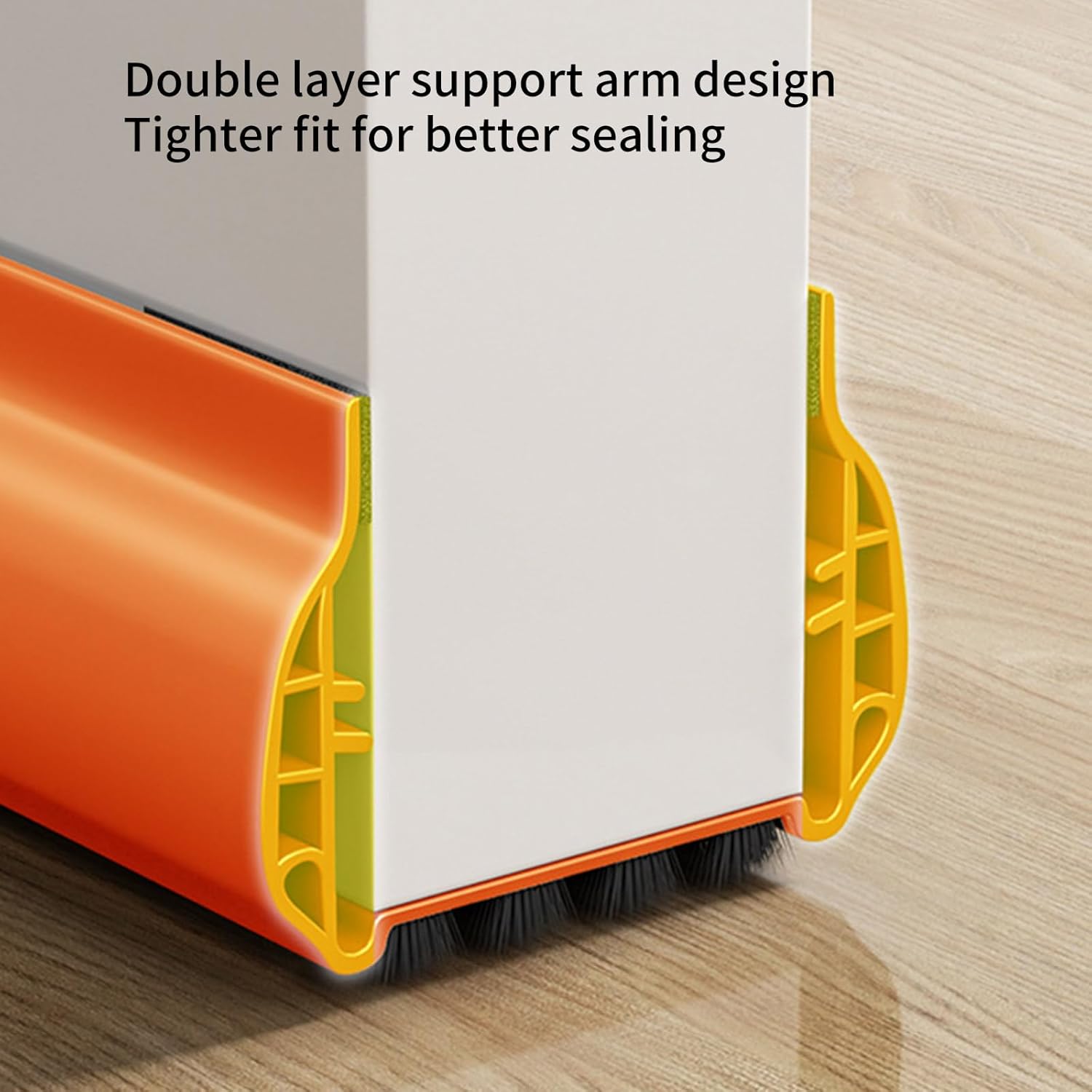 COOLHOOD Door Draft Stopper Sealing Strips Soundproof