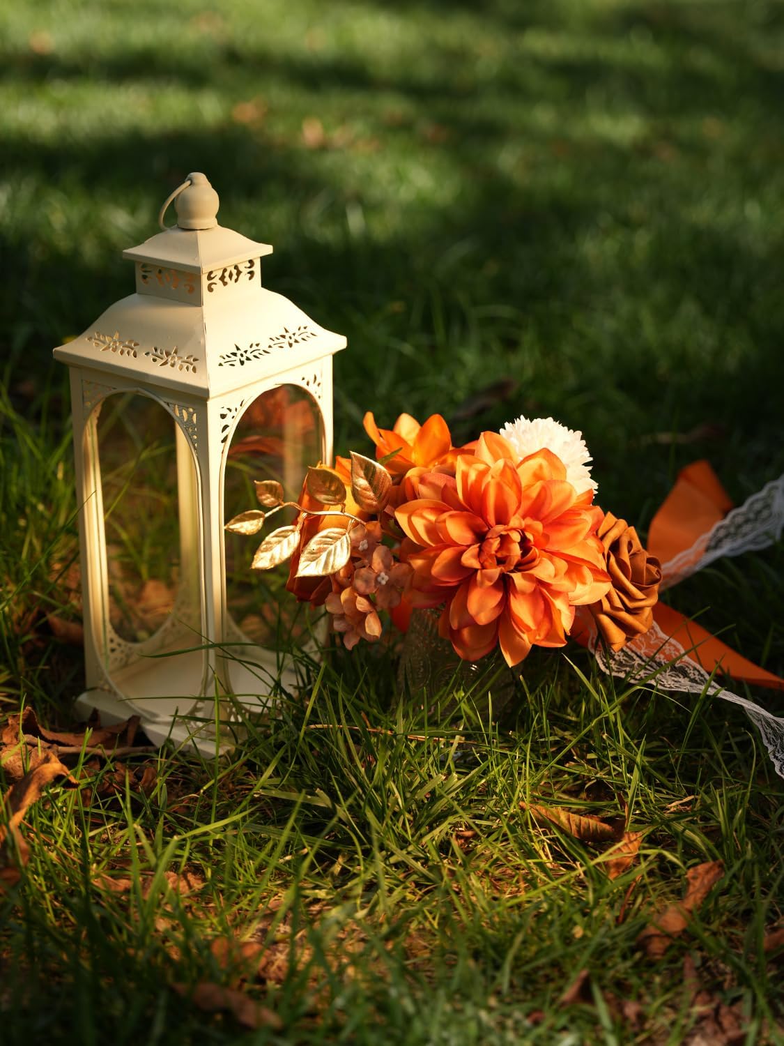 RICHMYC Artificial Flowers Wedding Centerpieces Decor Set