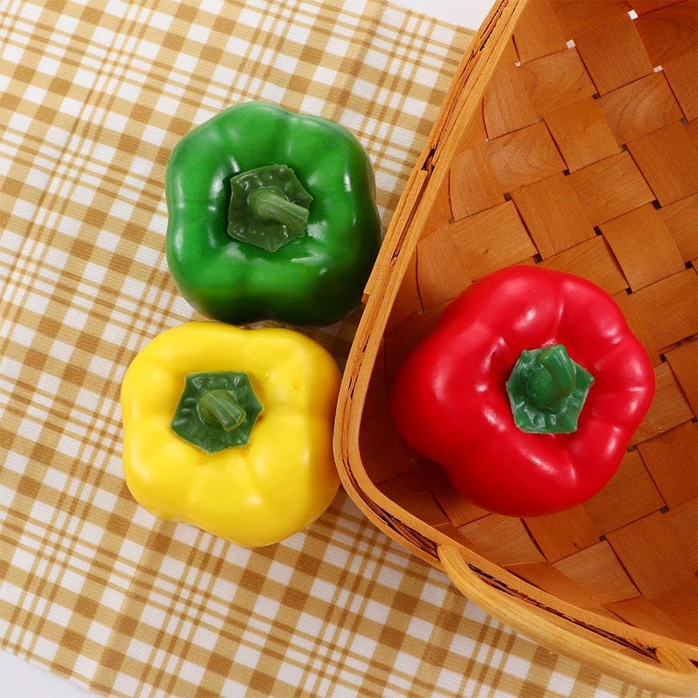 Artificial Bell Pepper Decoration for Home Kitchen