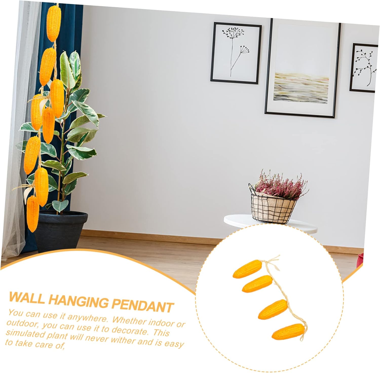 Cabilock Artificial Corn Decor for Farmhouse and Kitchen