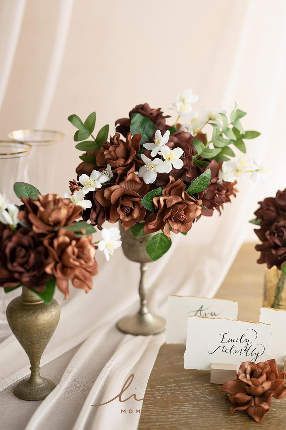 Lings Moment Artificial Gardenia Flowers Set of 25