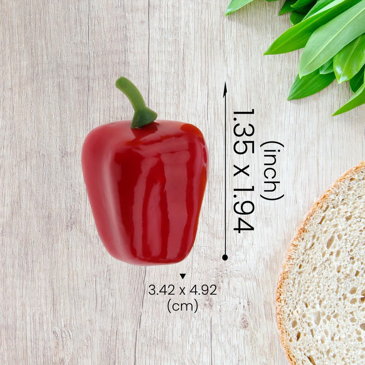 30PCS Artificial Bell Peppers Decorative Vegetables