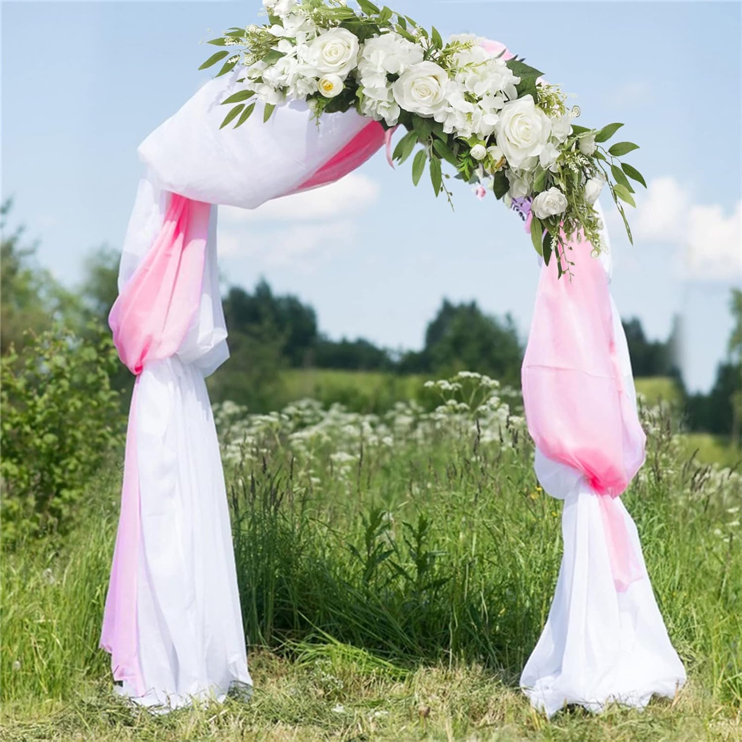 MOTUZP Wedding Arch Flowers Decor Set