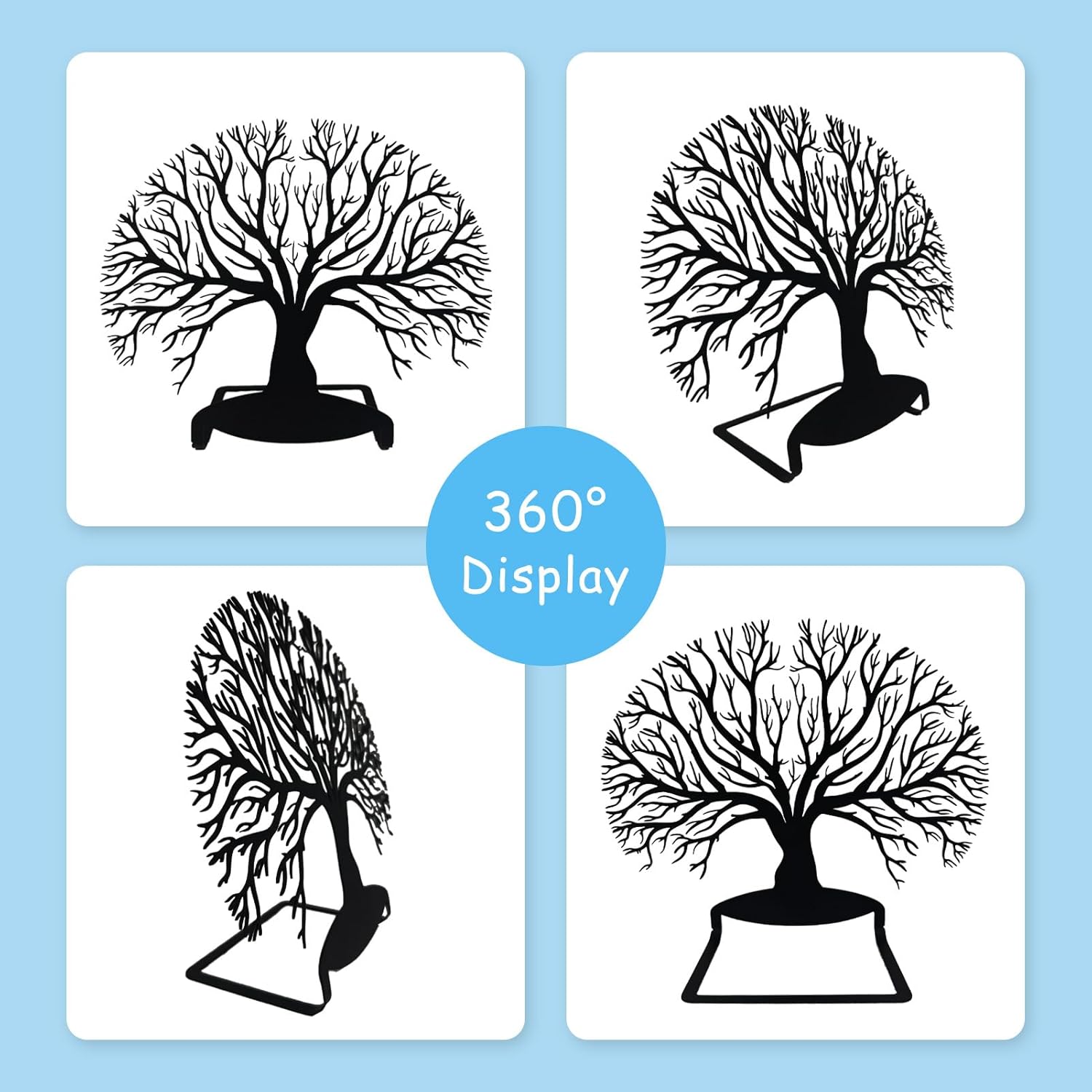 DASIMAT Metal Tree of Life Table Top Decor