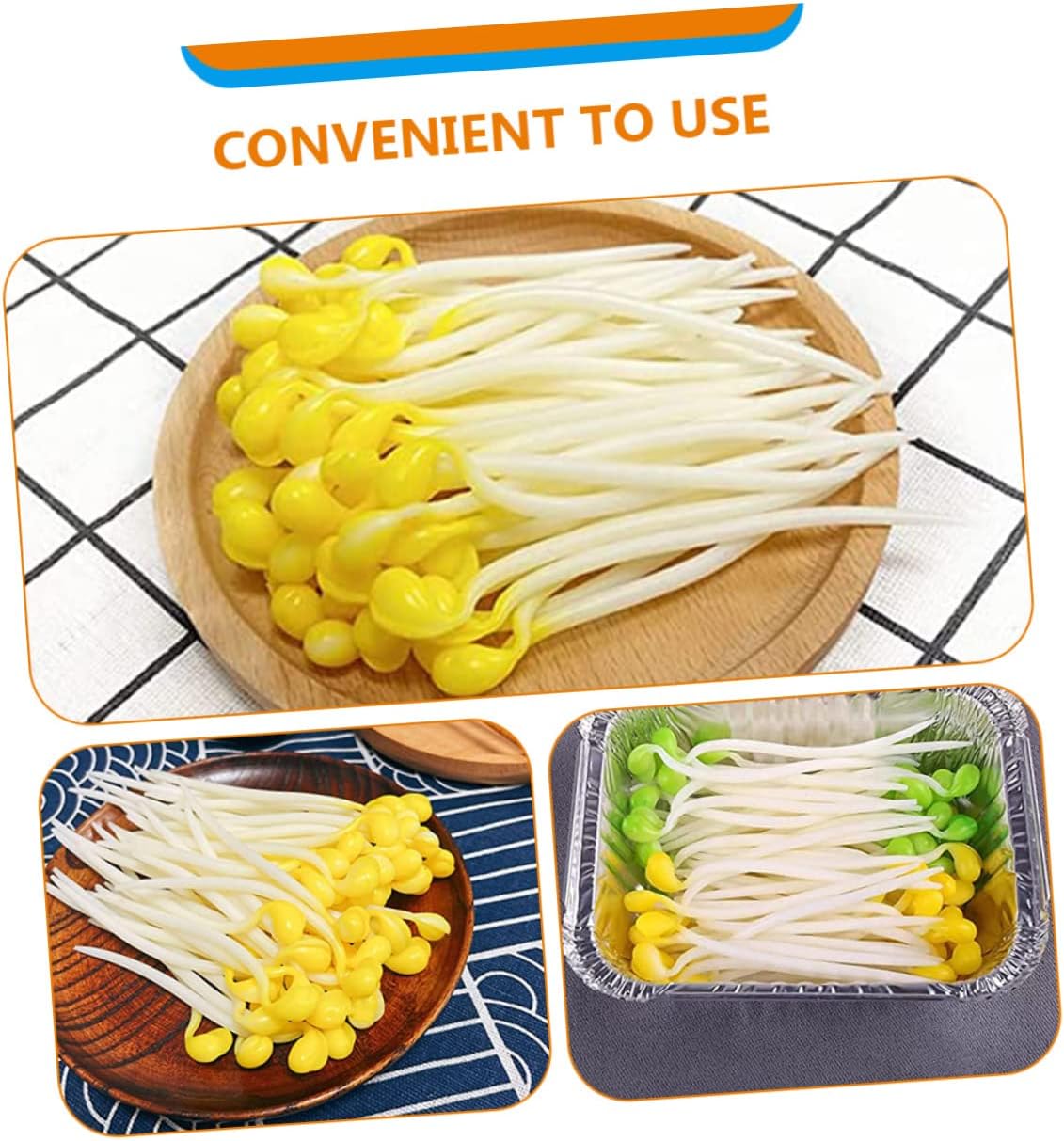 Luxshiny Realistic Artificial Vegetable Decor Set