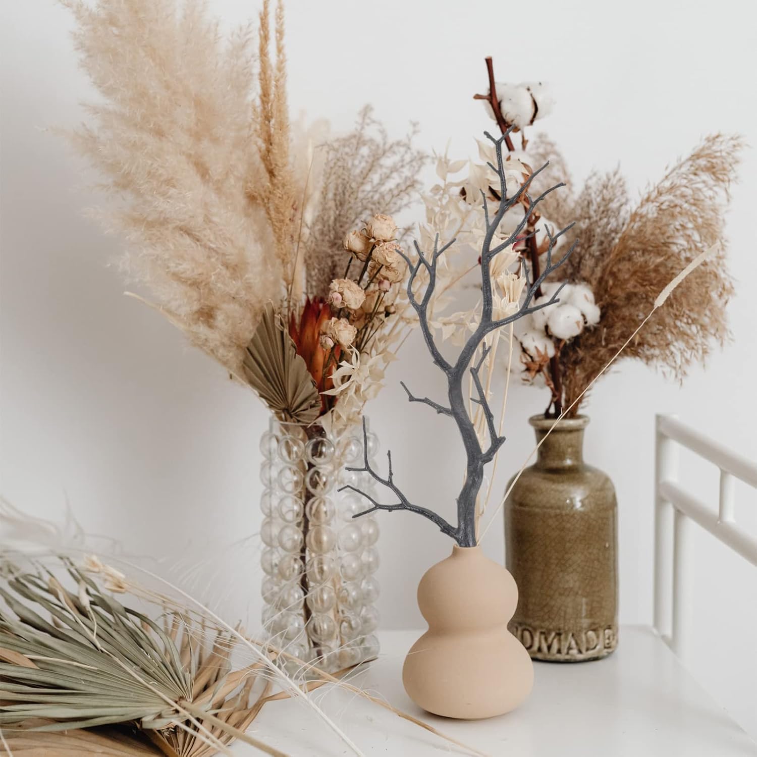 Artificial Twigs Curly Willow Branches 2pcs DIY Decor