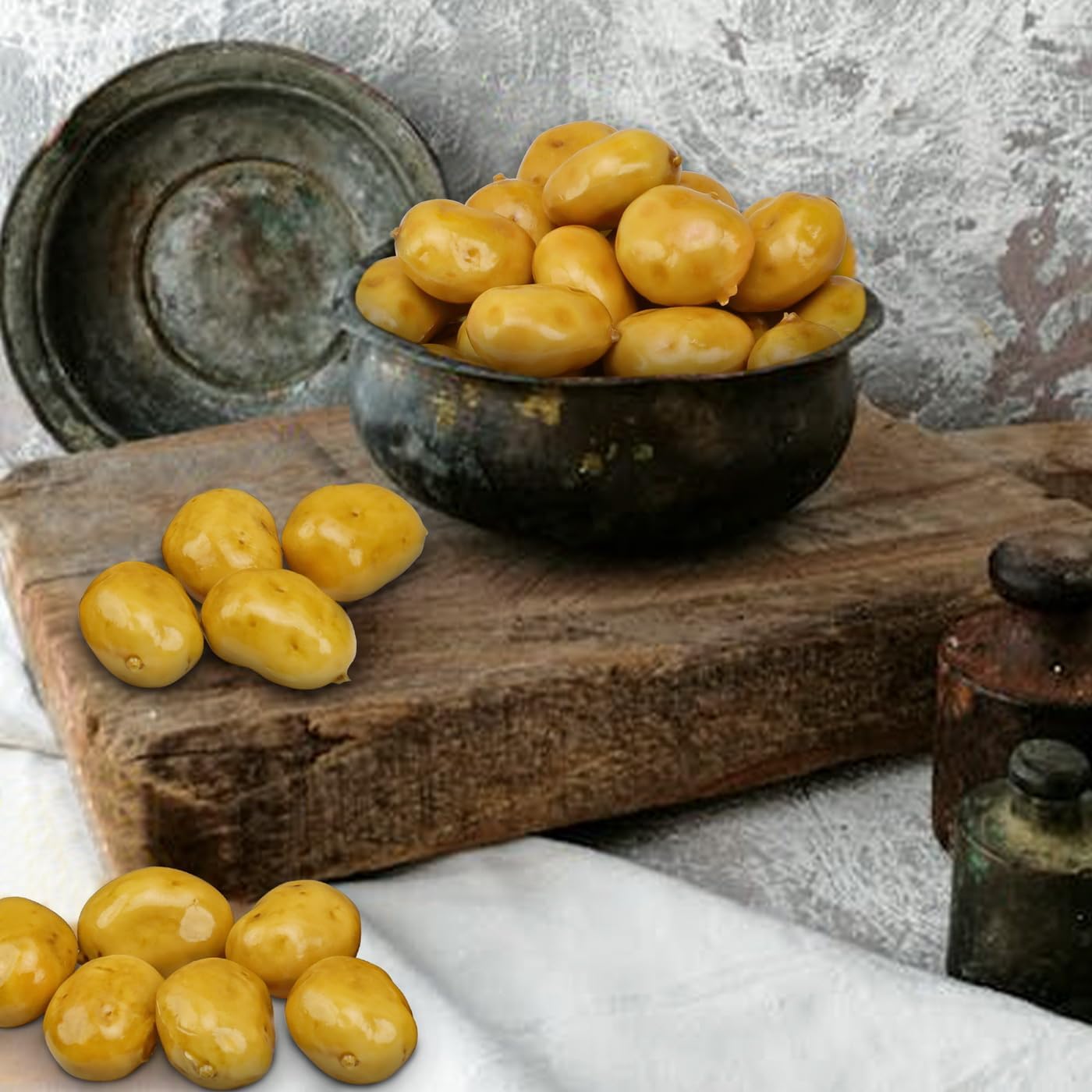 Woration 30pcs Fake Mini Vegetable Artificial Potatoes Decor