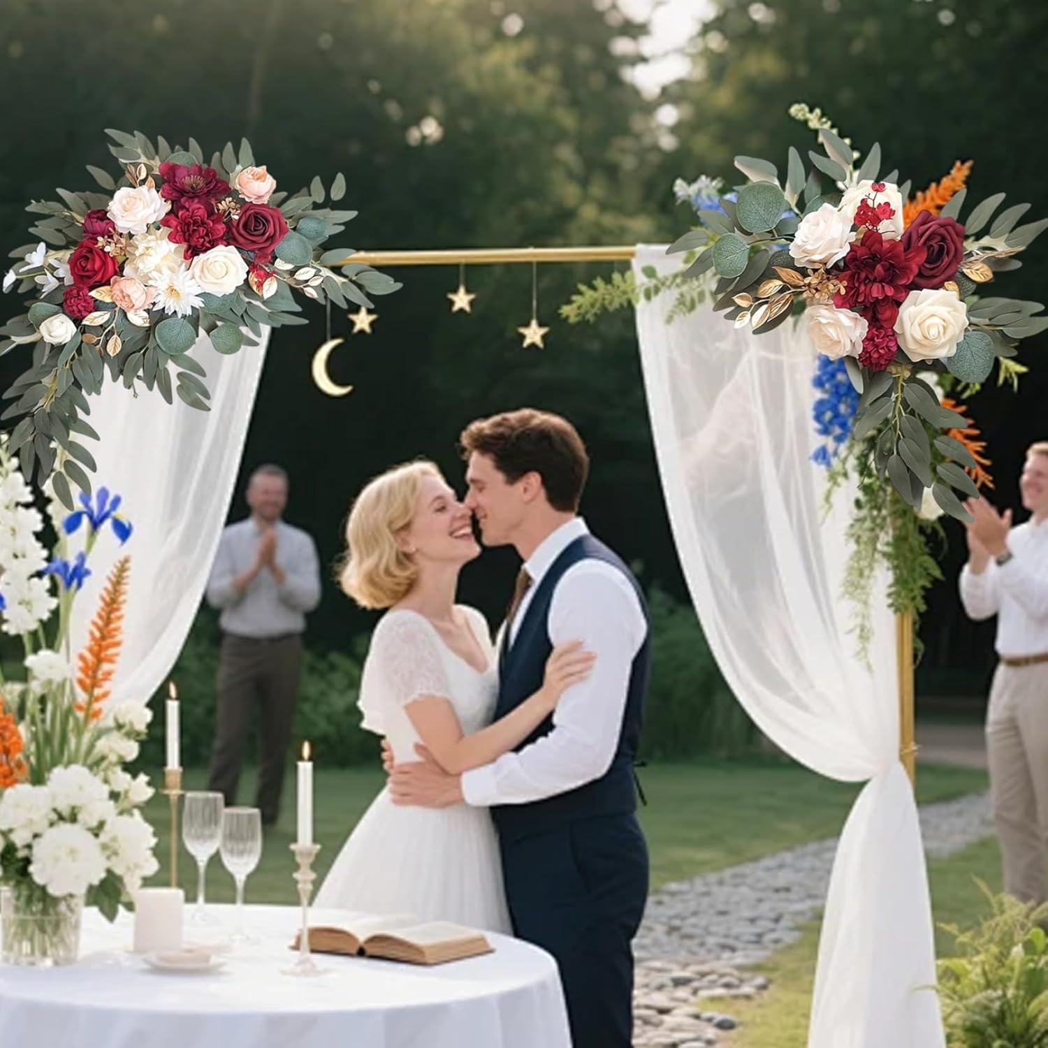 Faux Arch Flower Swag 2Pcs Wedding Decor