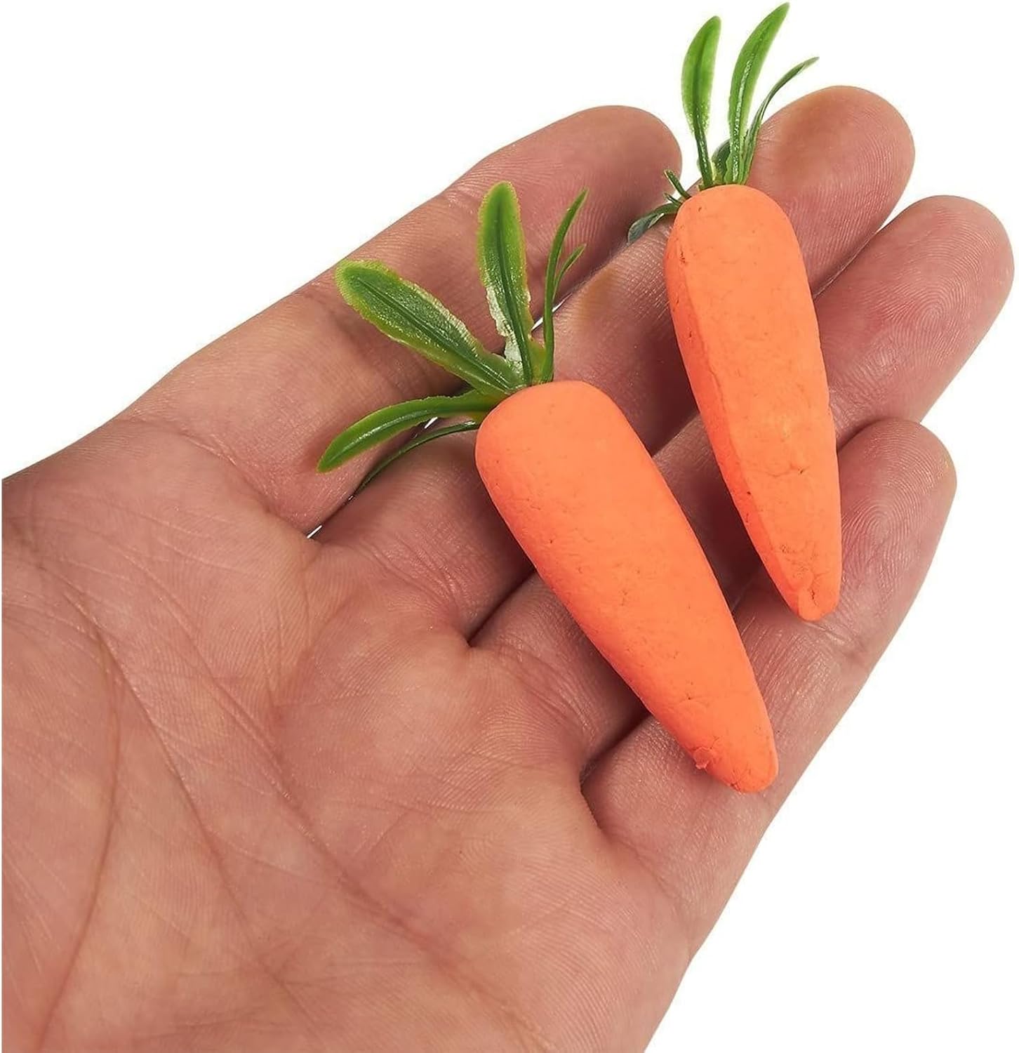Juvale Foam Baby Carrots - 100 Pack 26in Orange Green