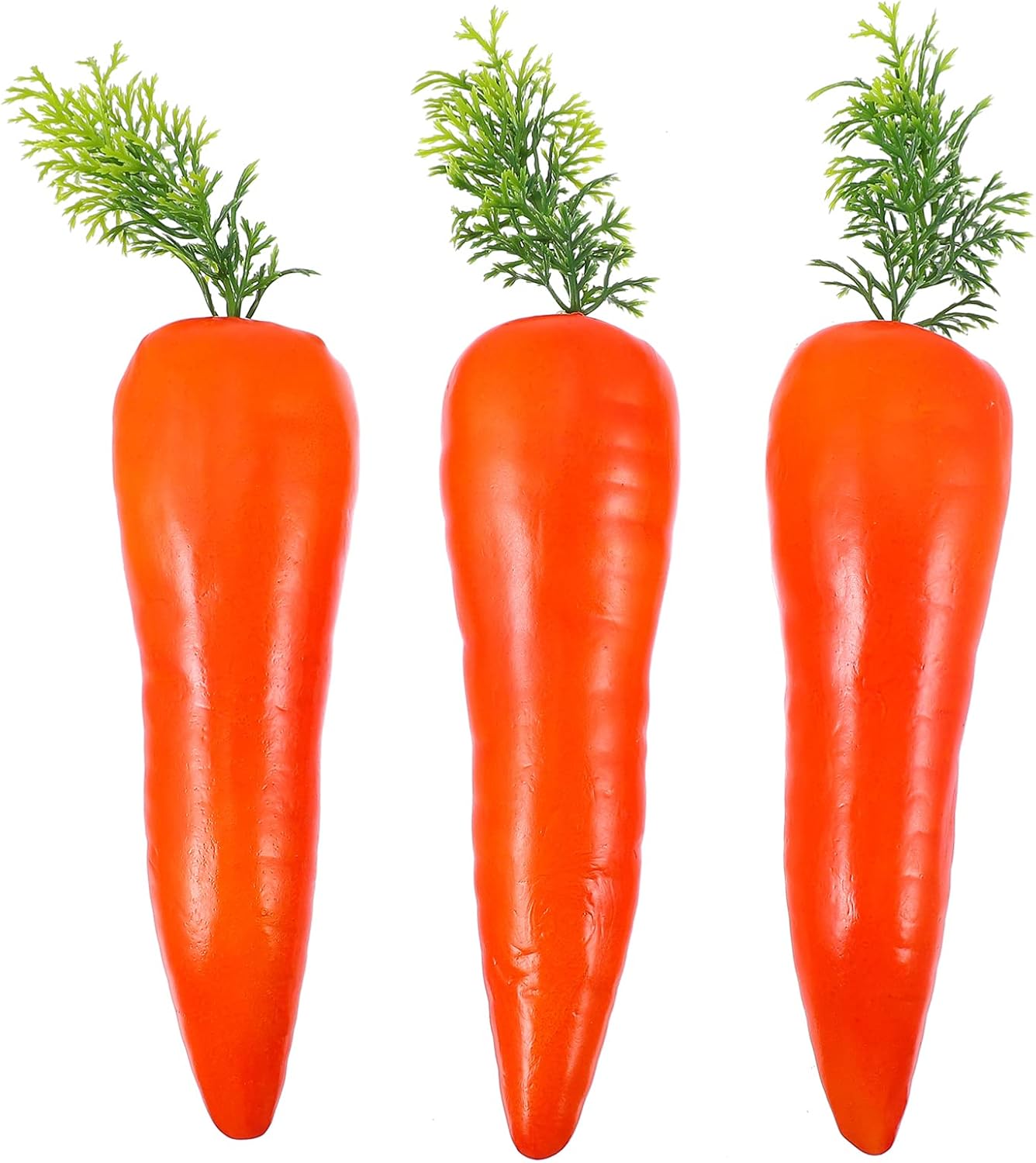 Jojofuny 3pcs Lifelike Artificial Easter Carrots