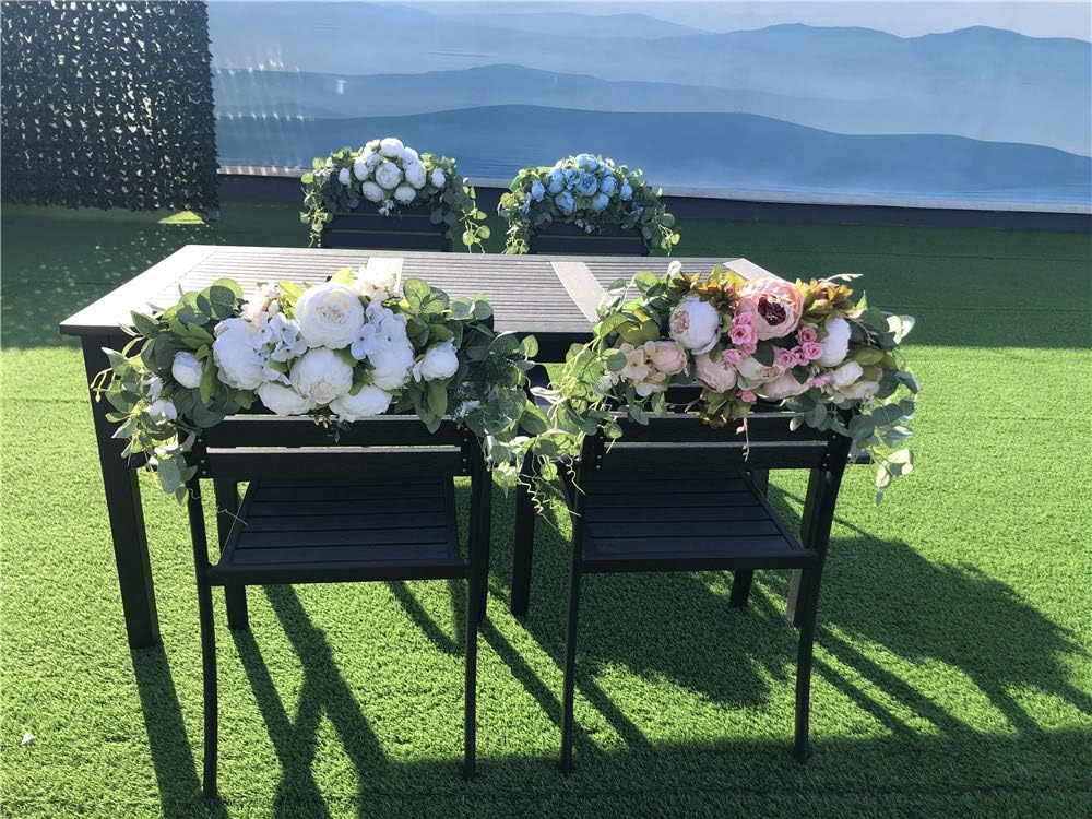 HS BRIDAL 30 Inch Rustic Artificial Floral Swag