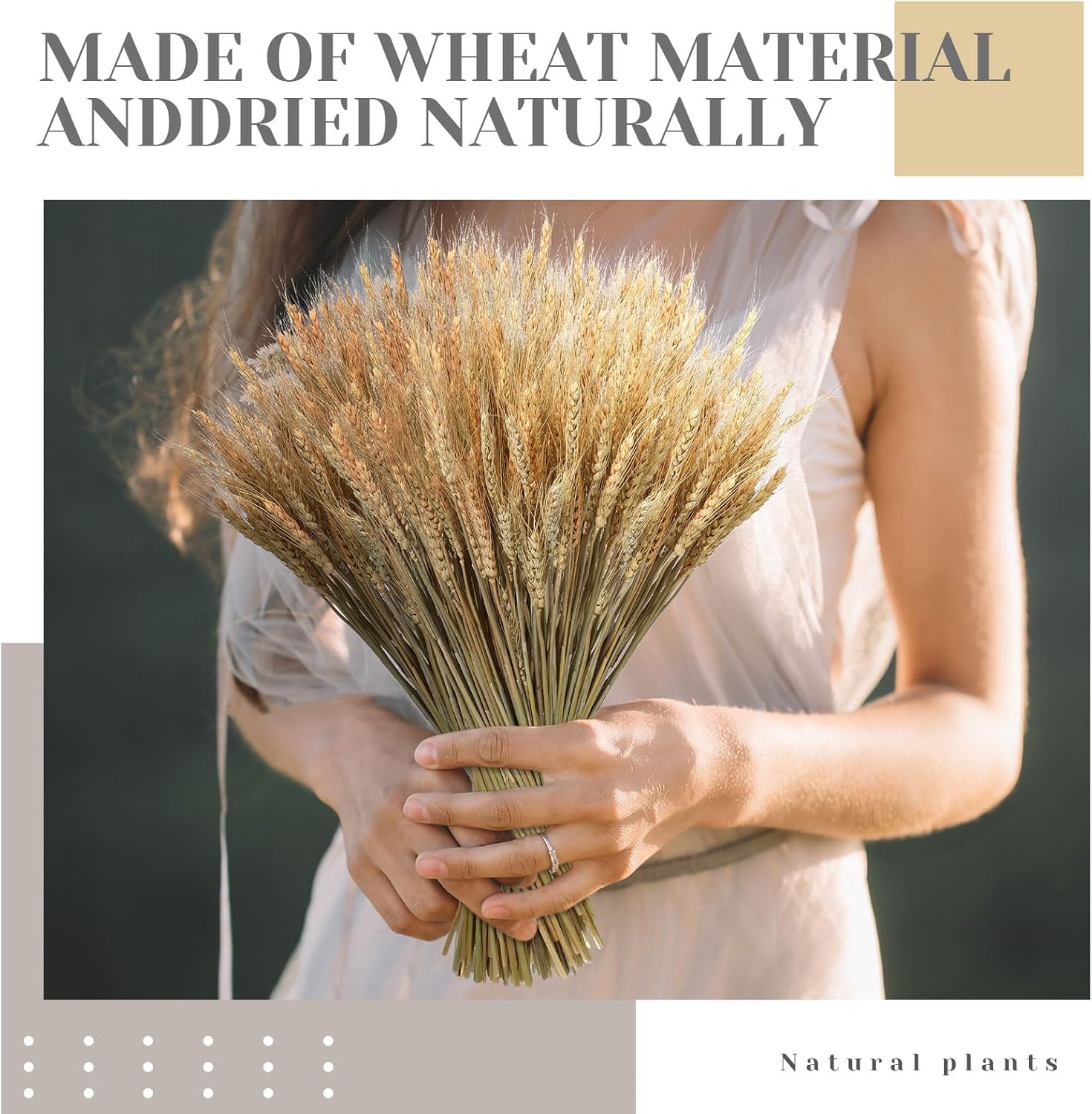 Geosar 600 Dried Wheat Stalks Decor Bundle