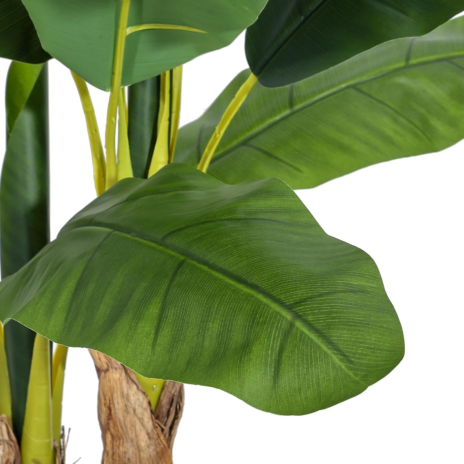 GarveeHome Artificial Banana Tree 7FT with Grey Planter