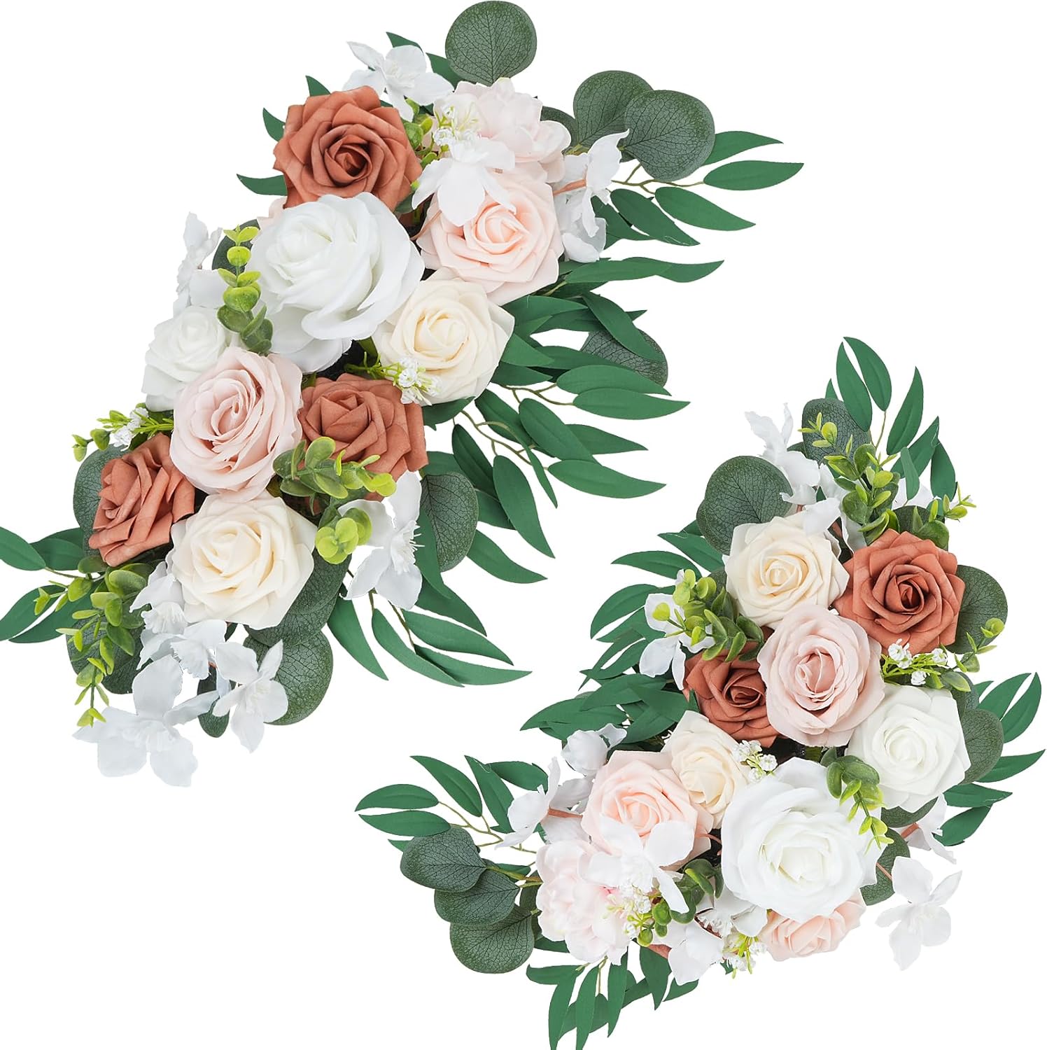 2PCS Artificial Wedding Arch Flowers Centerpieces for Tables