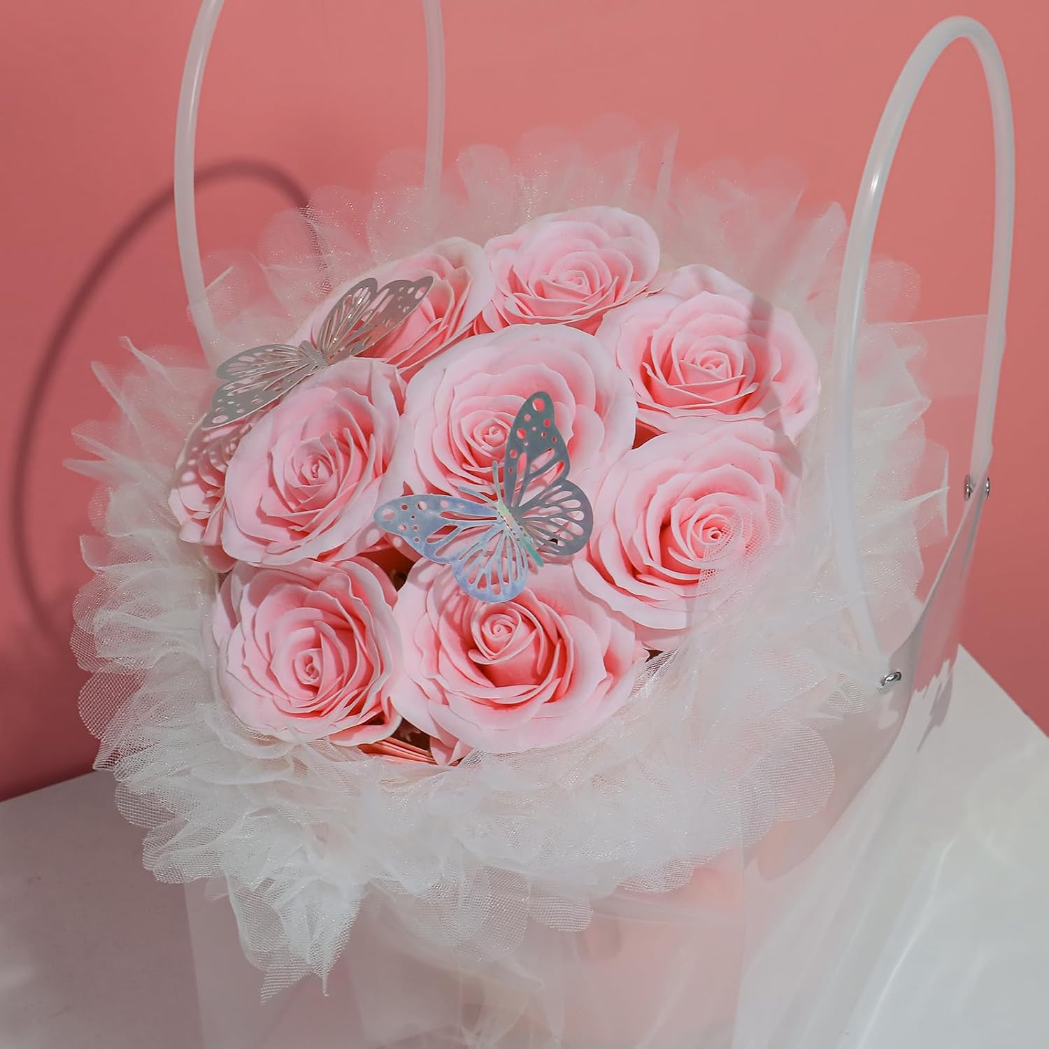 Artificial Soap Flowers Bouquet Preserved Roses for Romantic Gifts