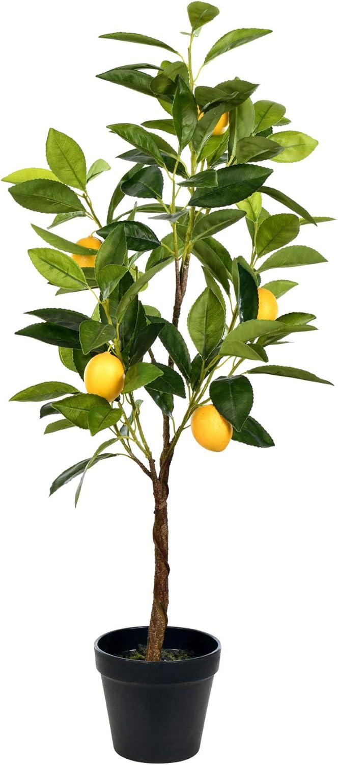 Vickerman 28 Artificial Potted Lemon Tree