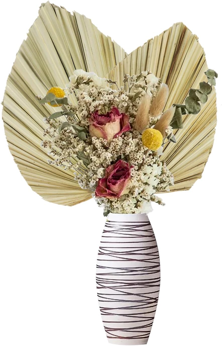Dried Palm Leaves Bouquet 6 Pcs Eco-Friendly Decor