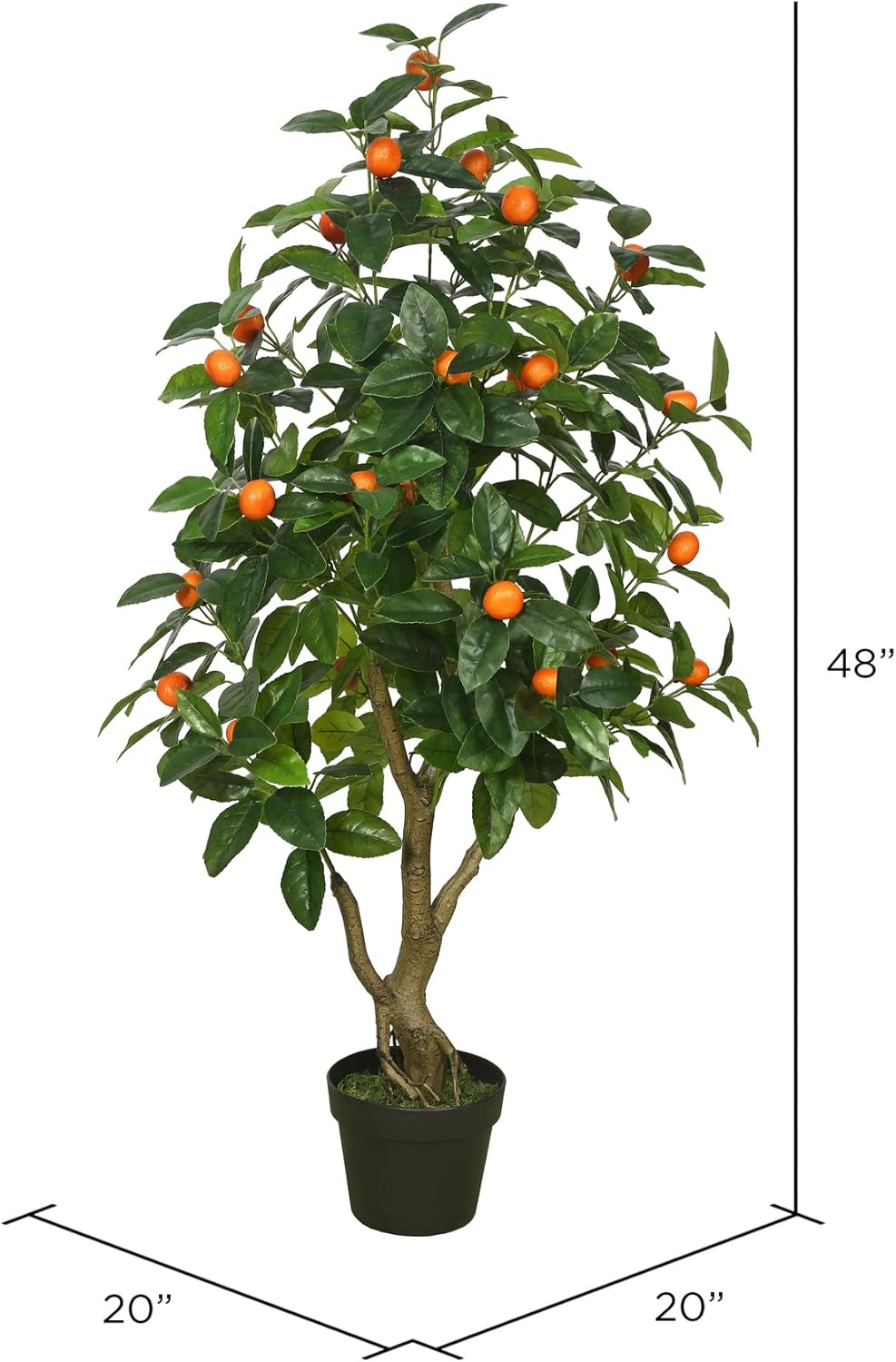 Vickerman 48 Inch Artificial Orange Tree