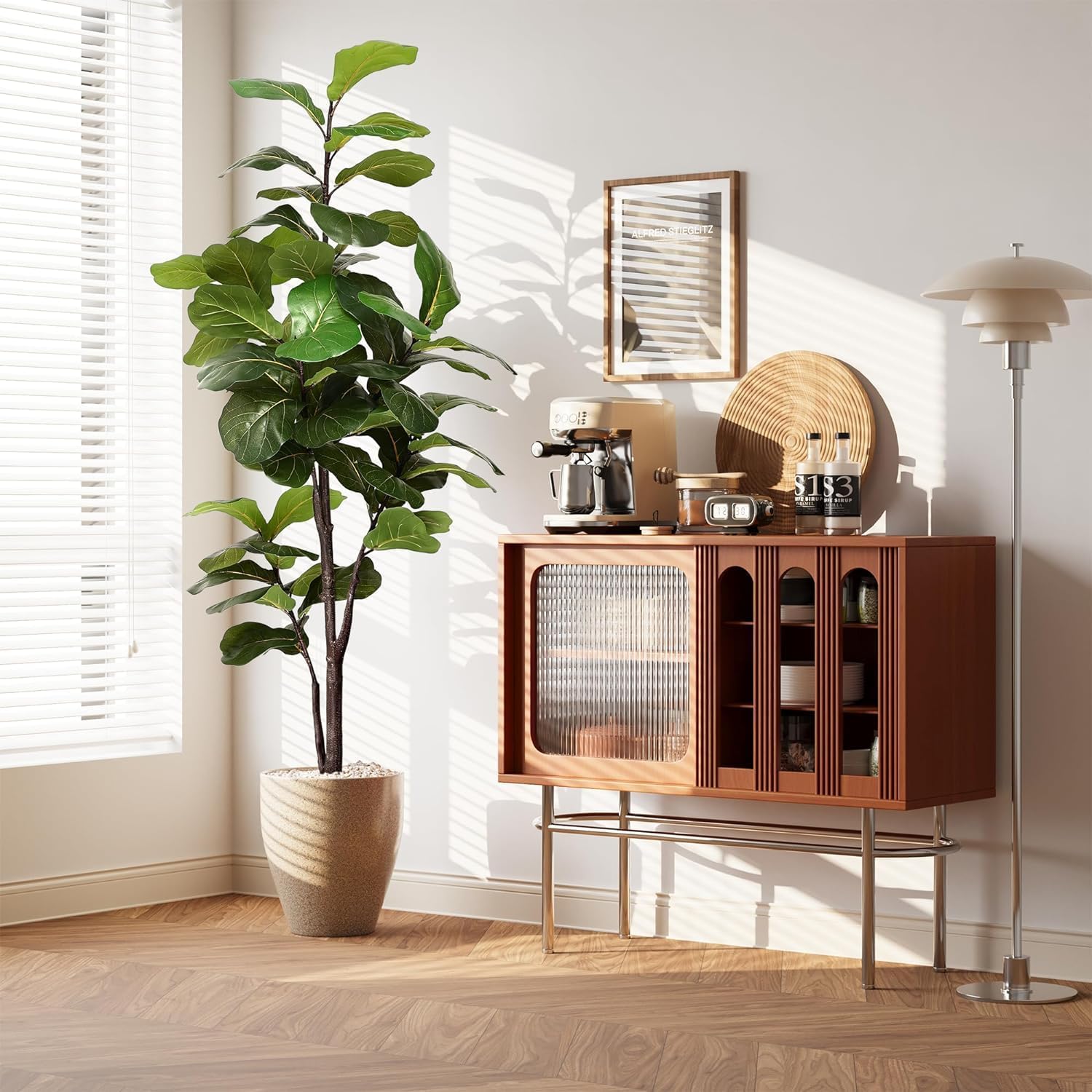 6FT Fiddle Leaf Fig Artificial Tree with Pot