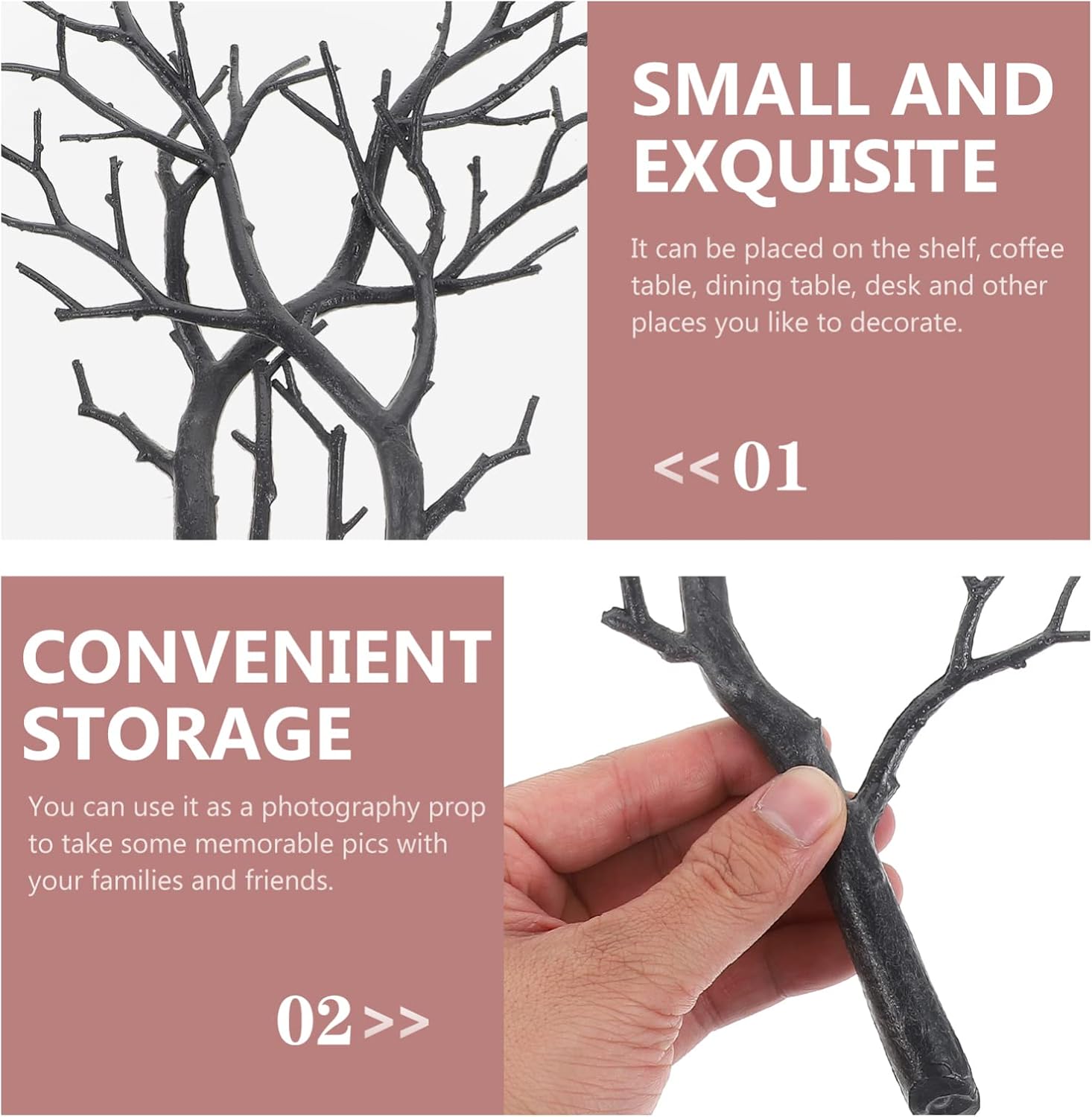 Artificial Twigs Curly Willow Branches 2pcs DIY Decor