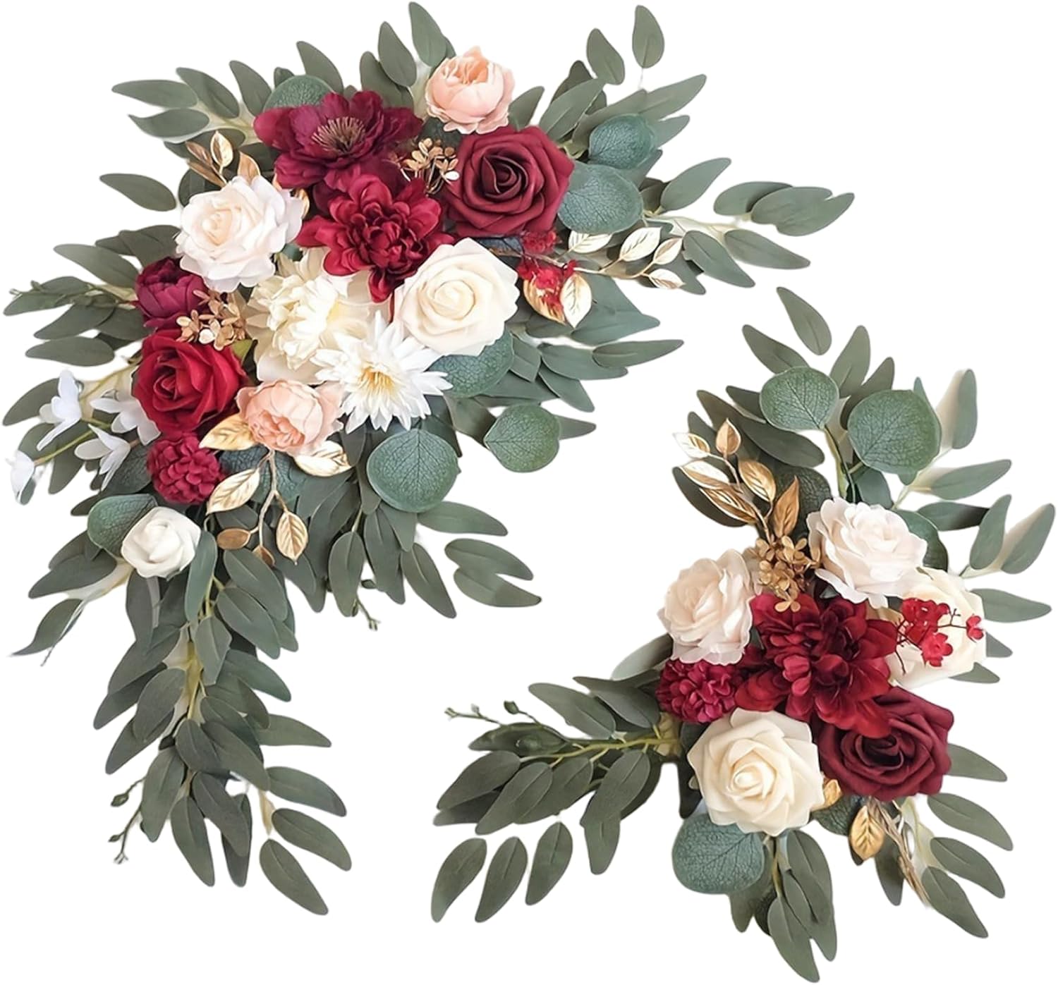 Faux Arch Flower Swag 2Pcs Wedding Decor