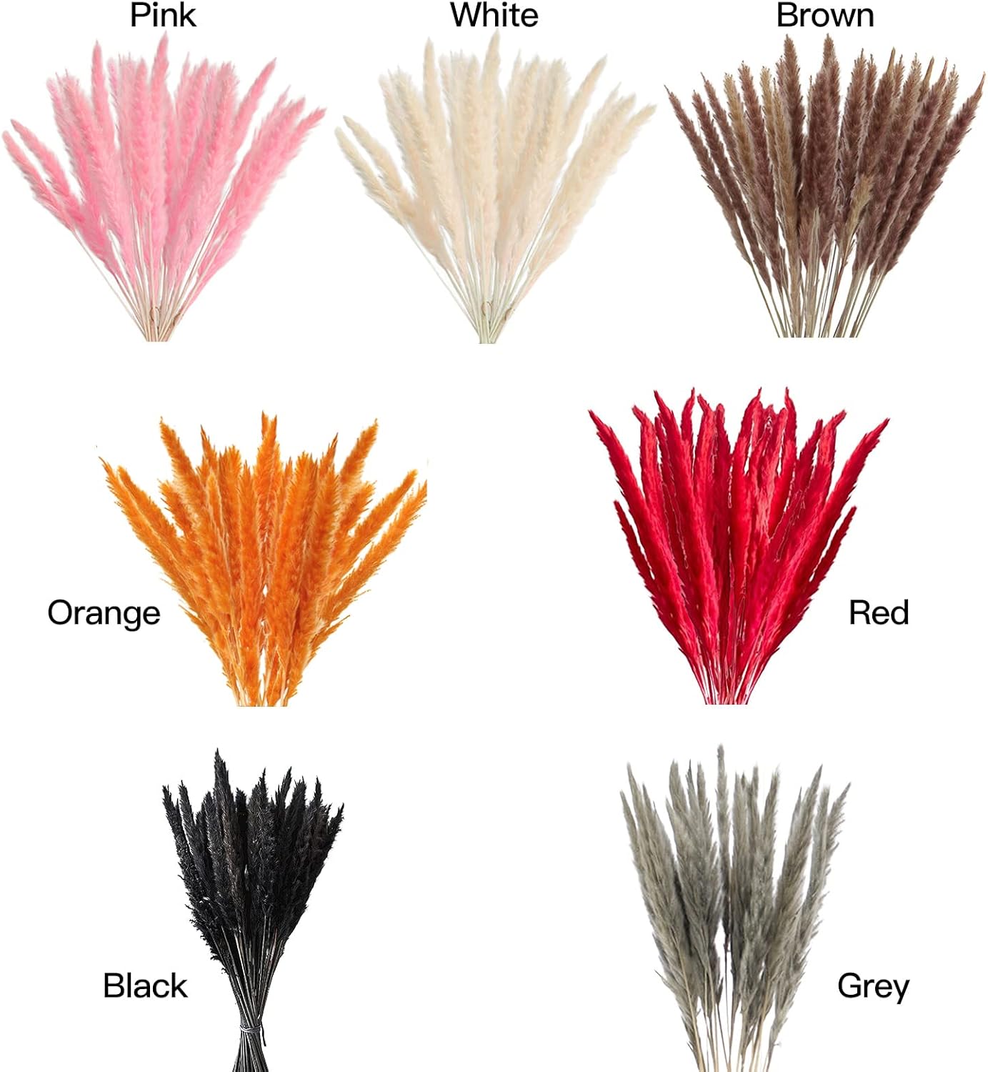 45 PCS Natural Dried Pampas Grass Wedding Decor
