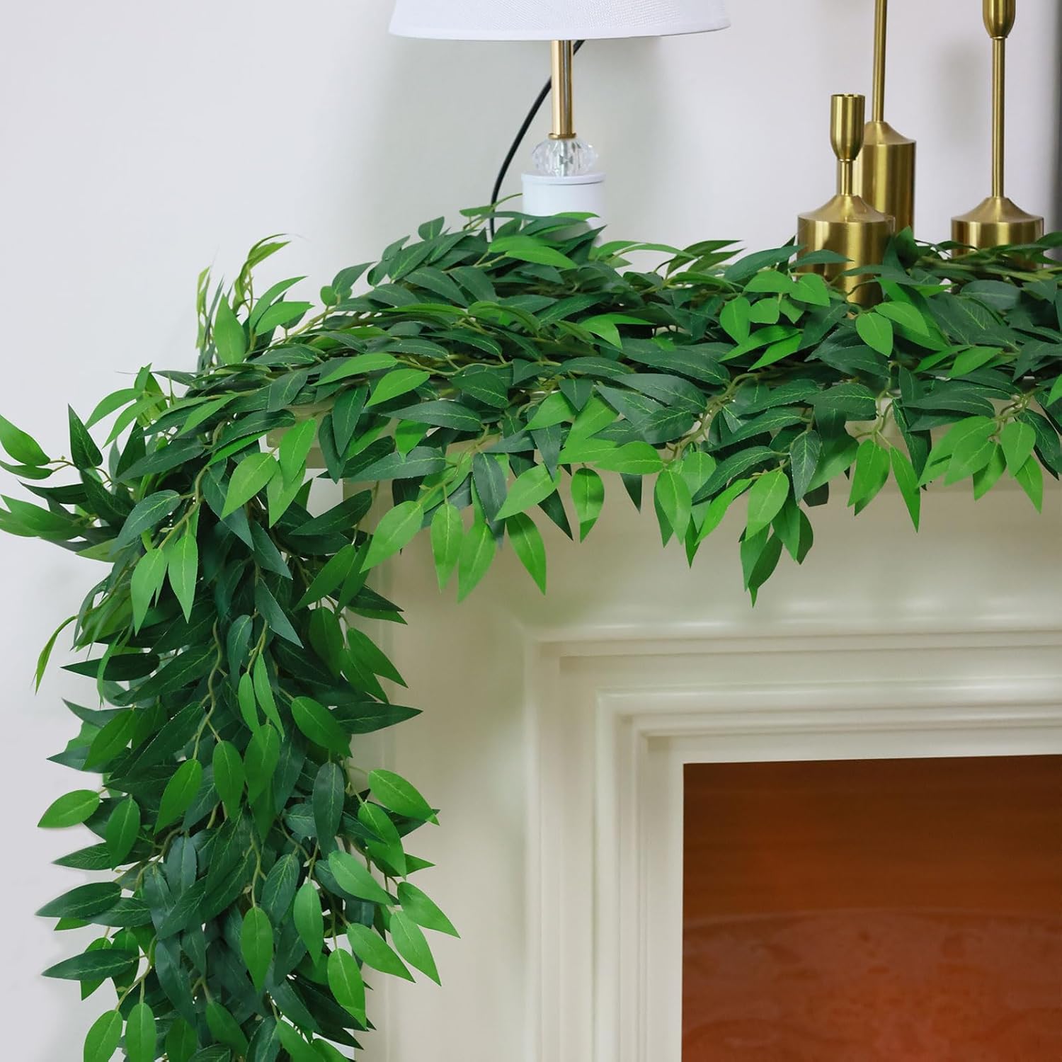 Mizii 10 Feet Artificial Vine Garland Faux Italian Ruscus Decor