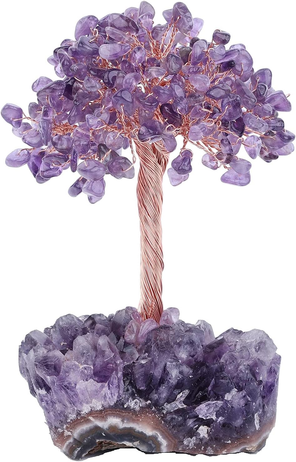 Healing Crystals Money Tree with Amethyst Base