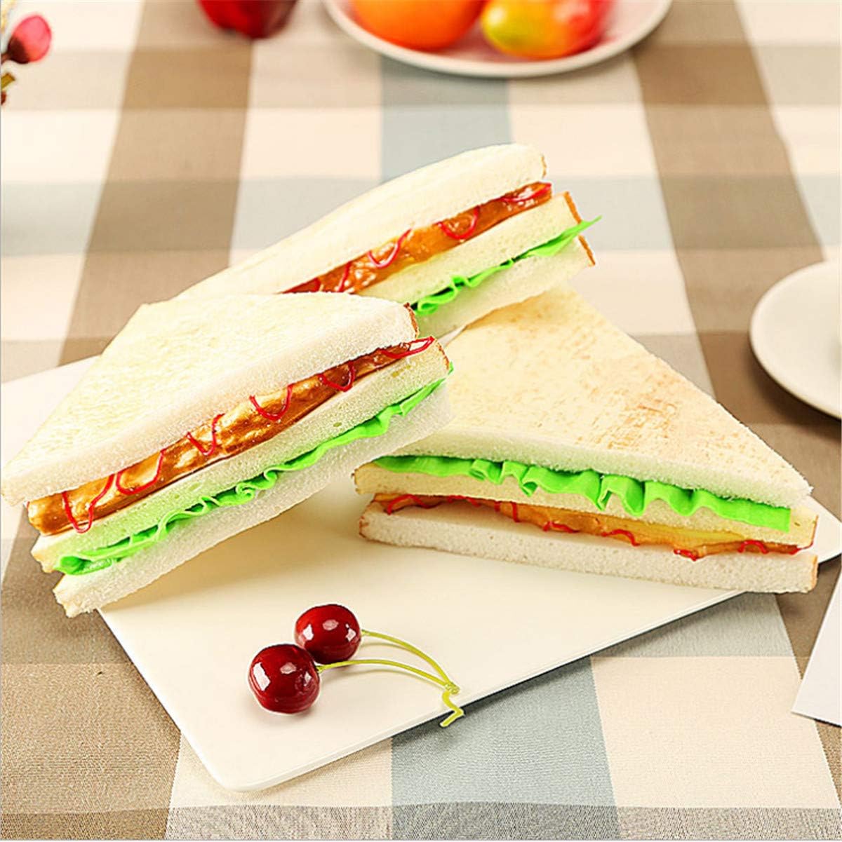 Zzooi Realistic Artificial Vegetable Sandwich 1PCS