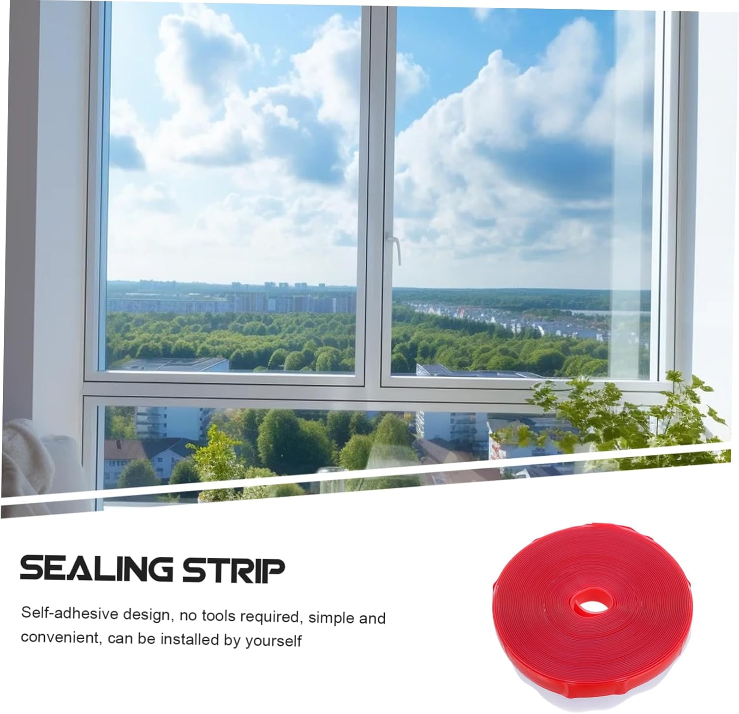 Veemoon Door Bottom Weather Stripping Soundproofing Tape for Draft Stopper