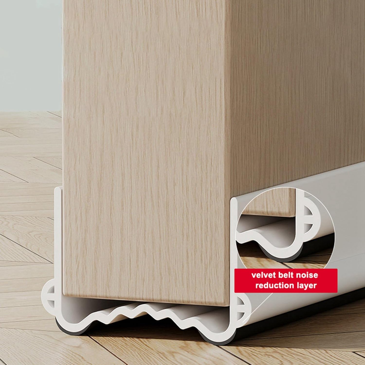 Valcatch Door Draft Stopper Adjustable Weather Stripping