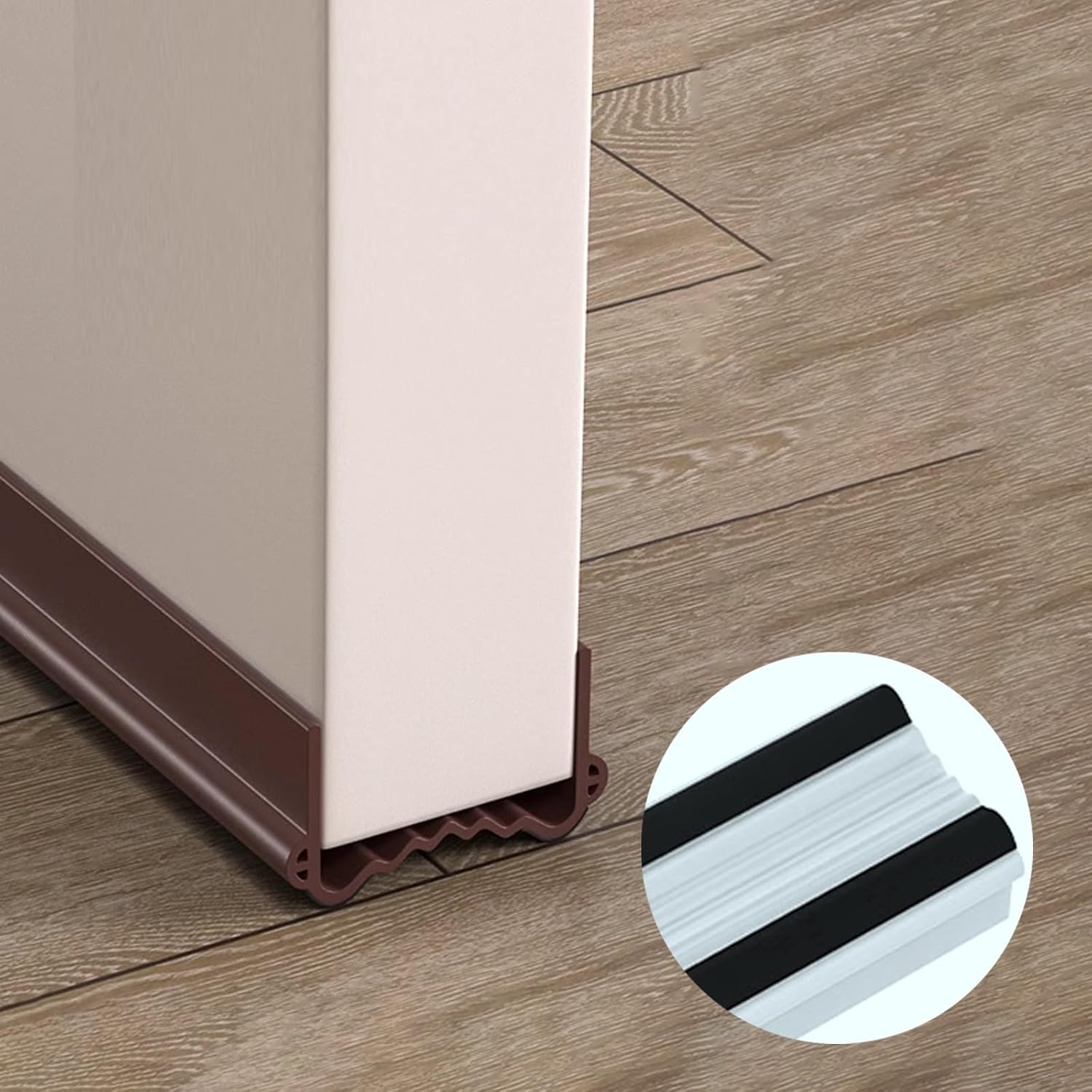 93cm Under Door Draft Stopper with Silent Felt and PVC