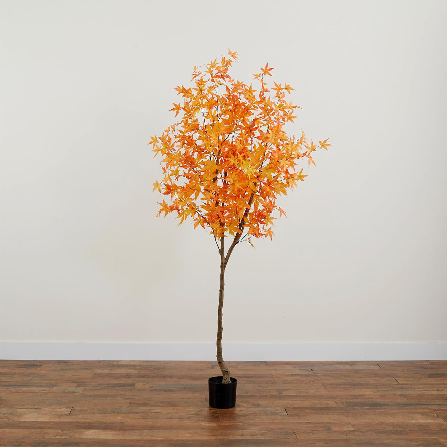 Nearly Natural 7ft Autumn Maple Artificial Fall Tree