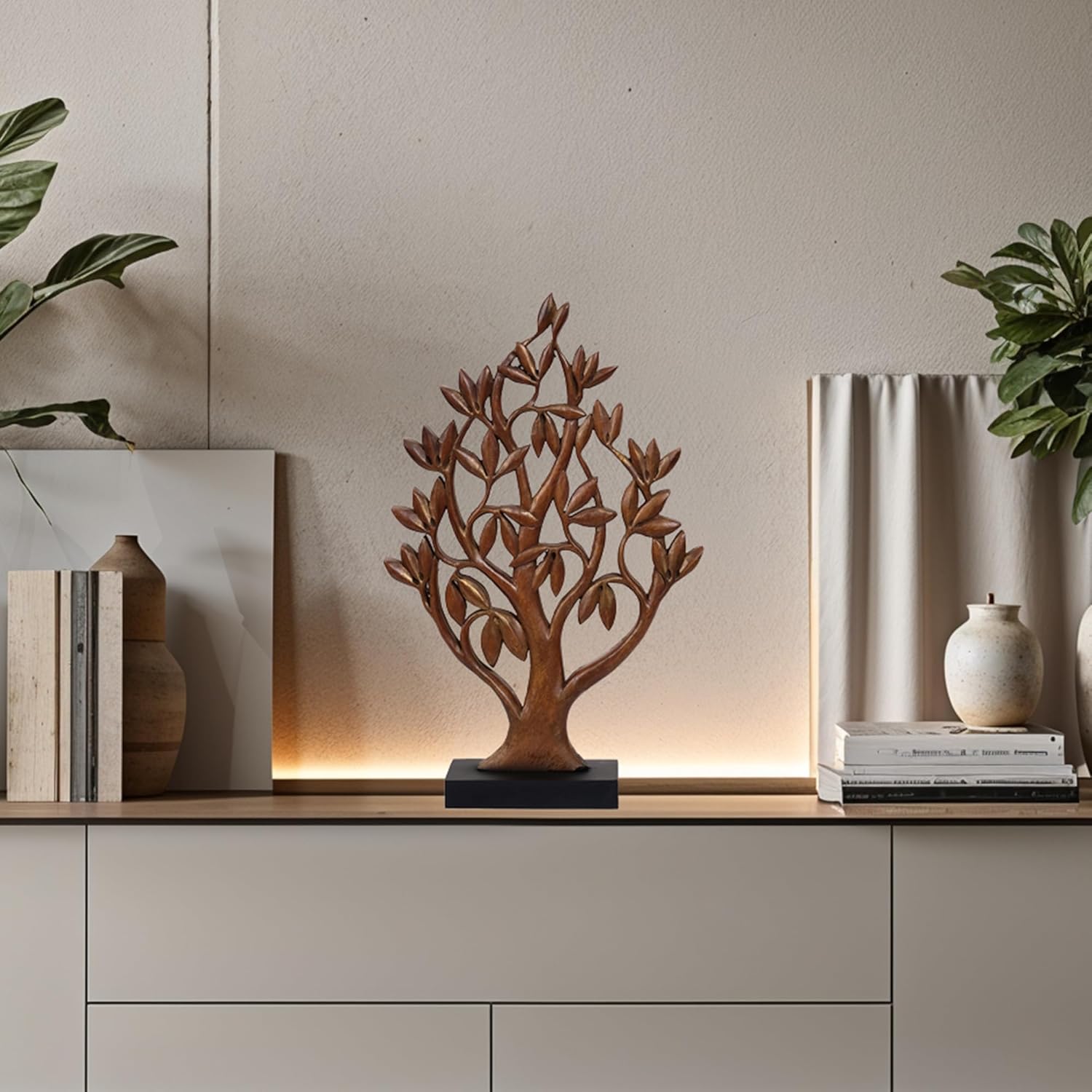Decozen Wooden Tree of Life Sculpture for Mom