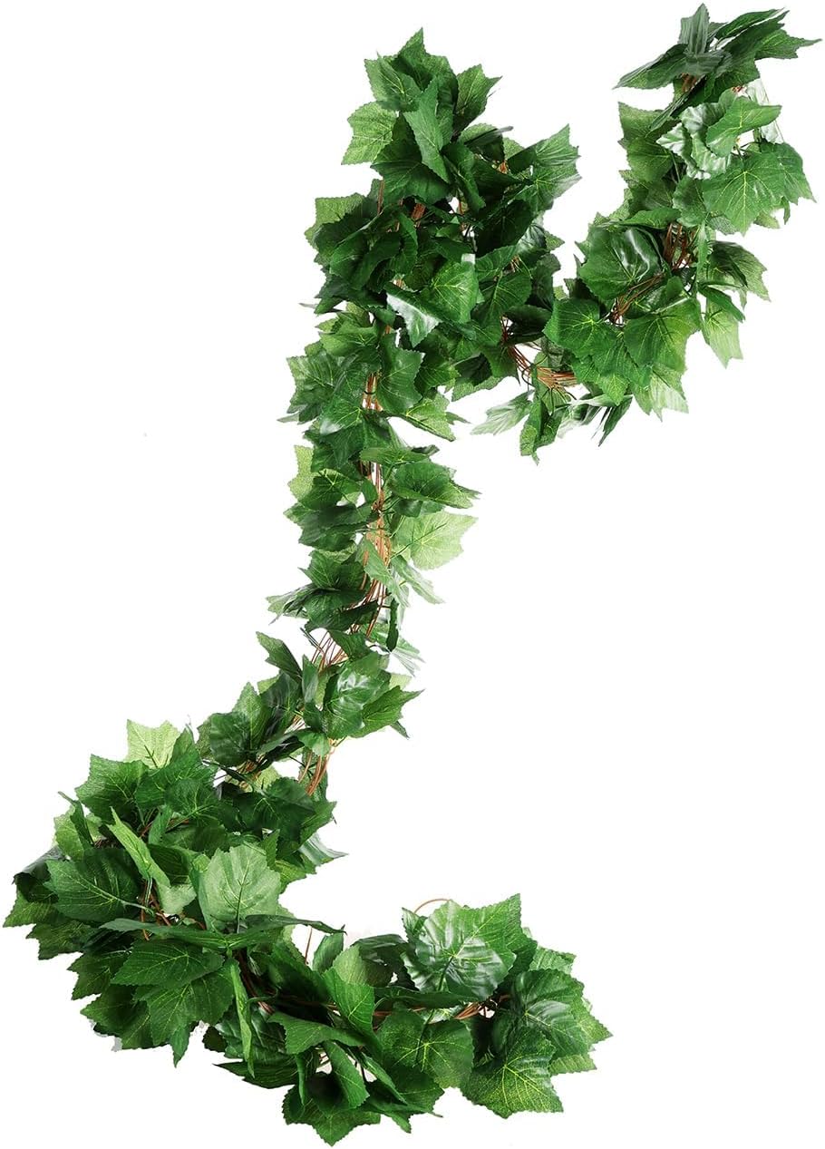 91 Foot 12 Strands Artificial Grape Vine Garland for Home Wedding Party