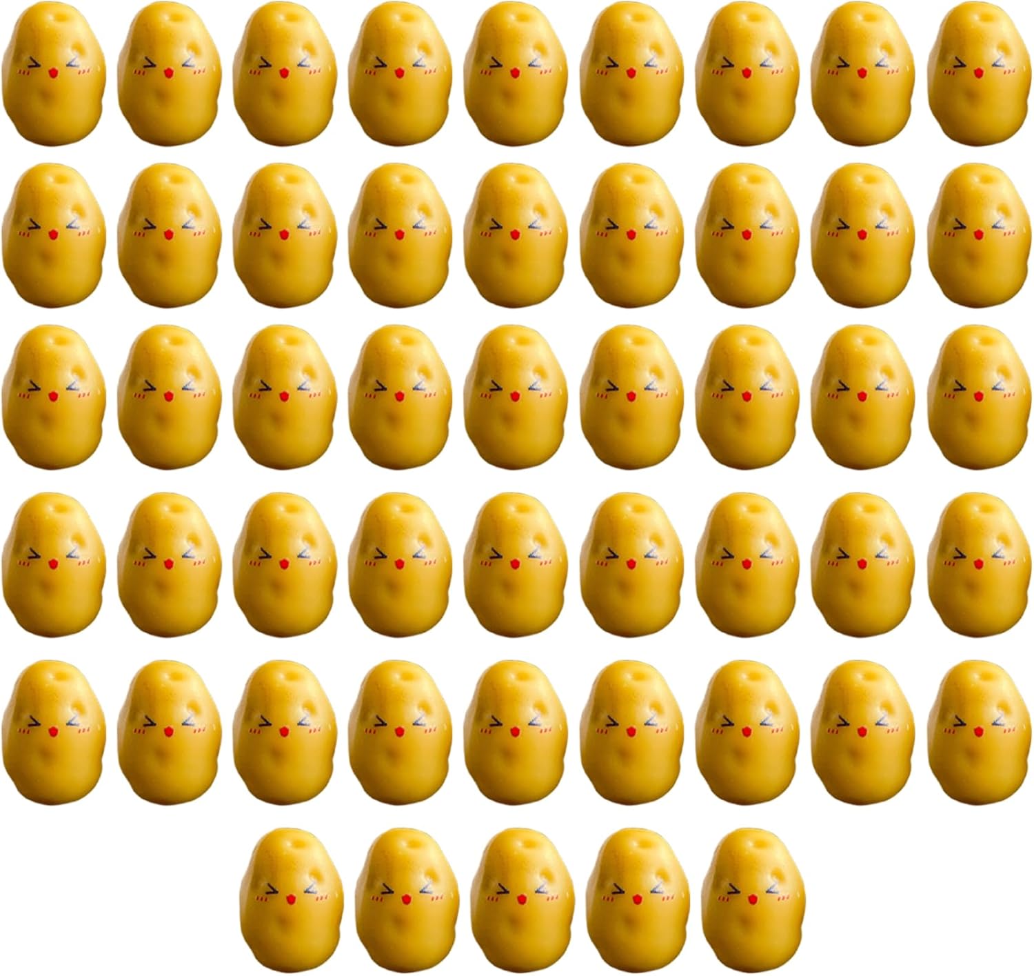 CUCUFA Mini Artificial Potatoes 50Pcs for Dollhouse Decor