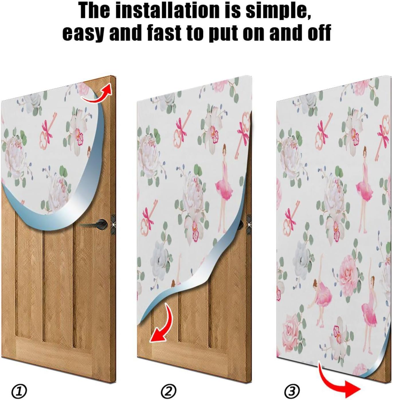 Susiyo Beautiful Ballerinas Dance Halloween Door Cover