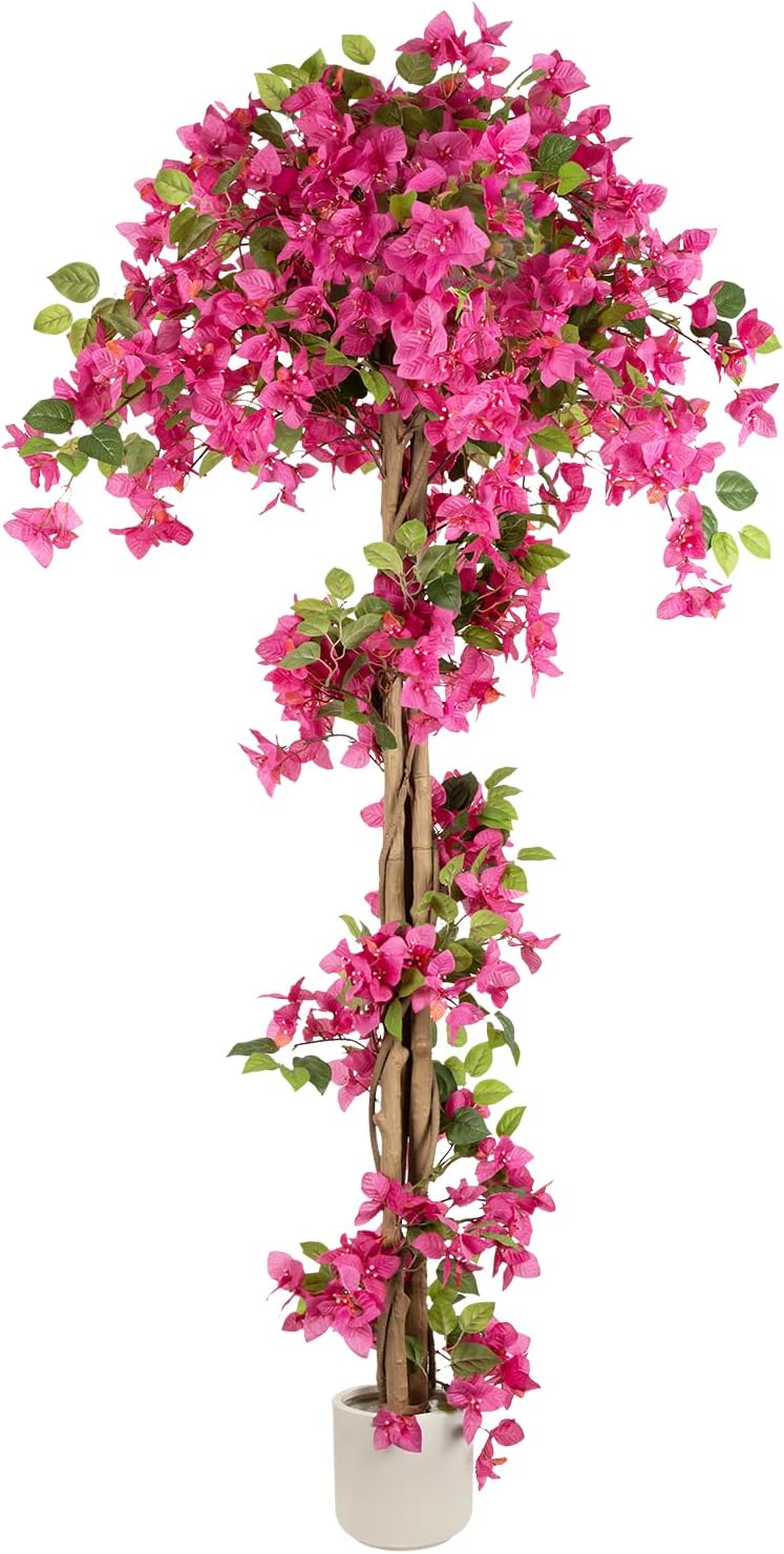 Romantic Season 6FT Artificial Bougainvillea Tree with Pot