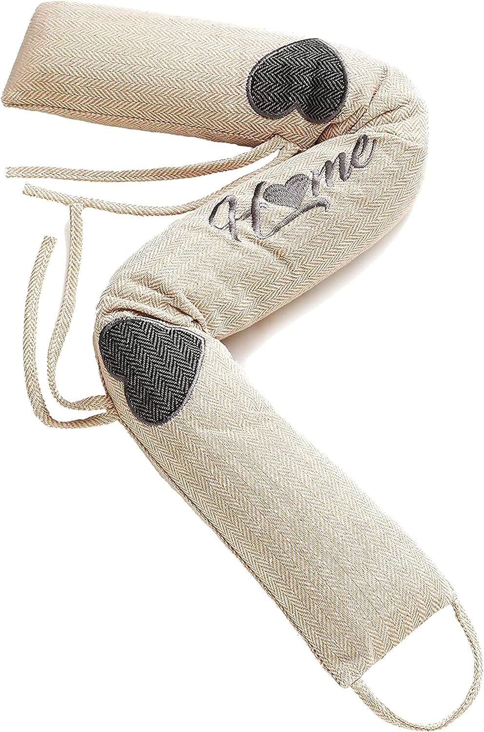 Praknu Door Draft Stopper 35 Inches Beige