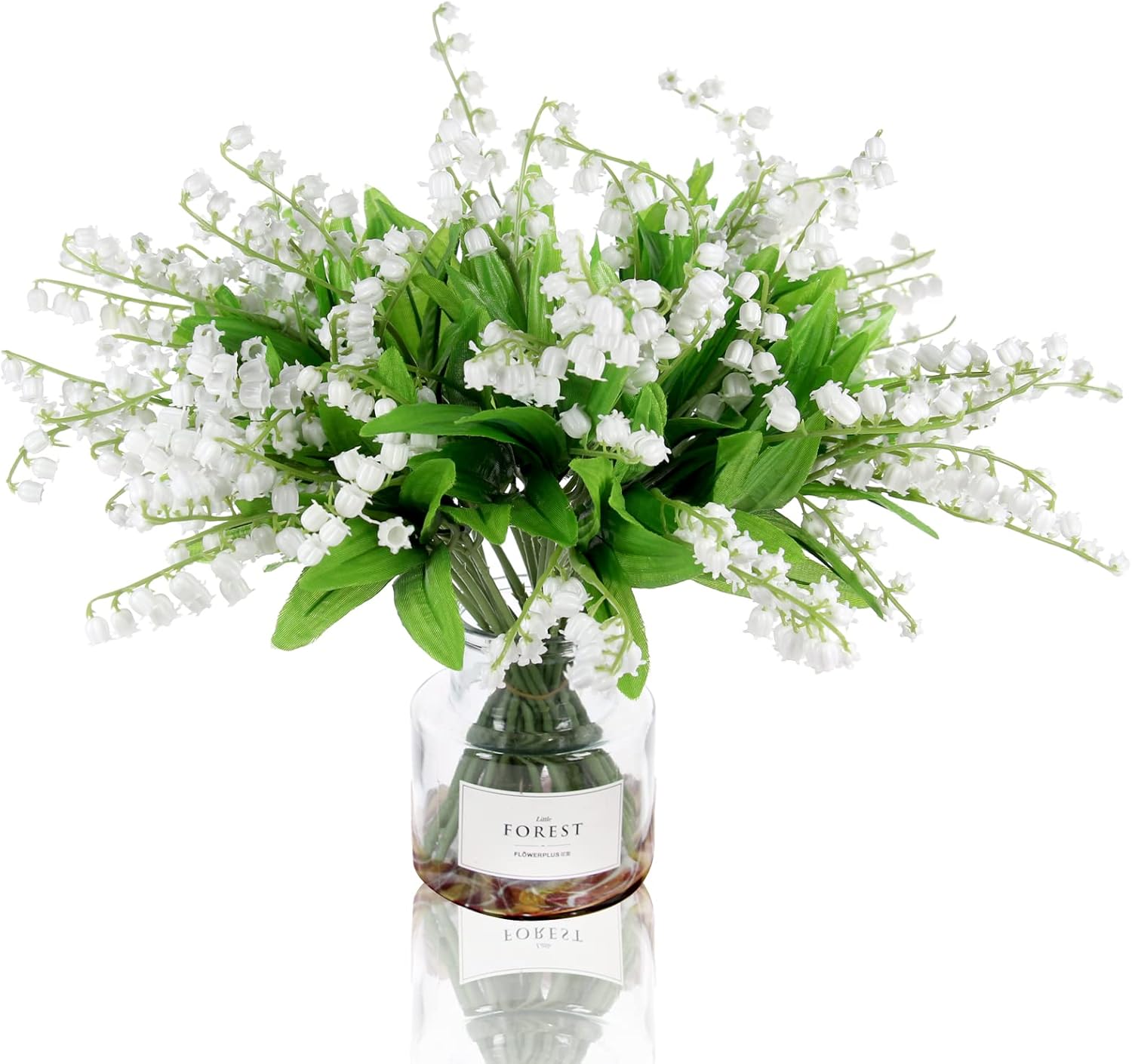 Tinsow 20 Pcs Artificial Lily of the Valley Flowers Bundle