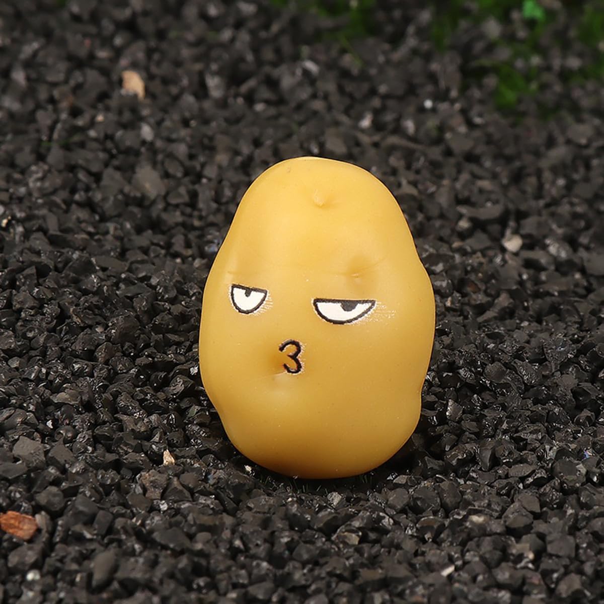 32pcs Mini Resin Potatoes Decor Lifelike Artificial Vegetables