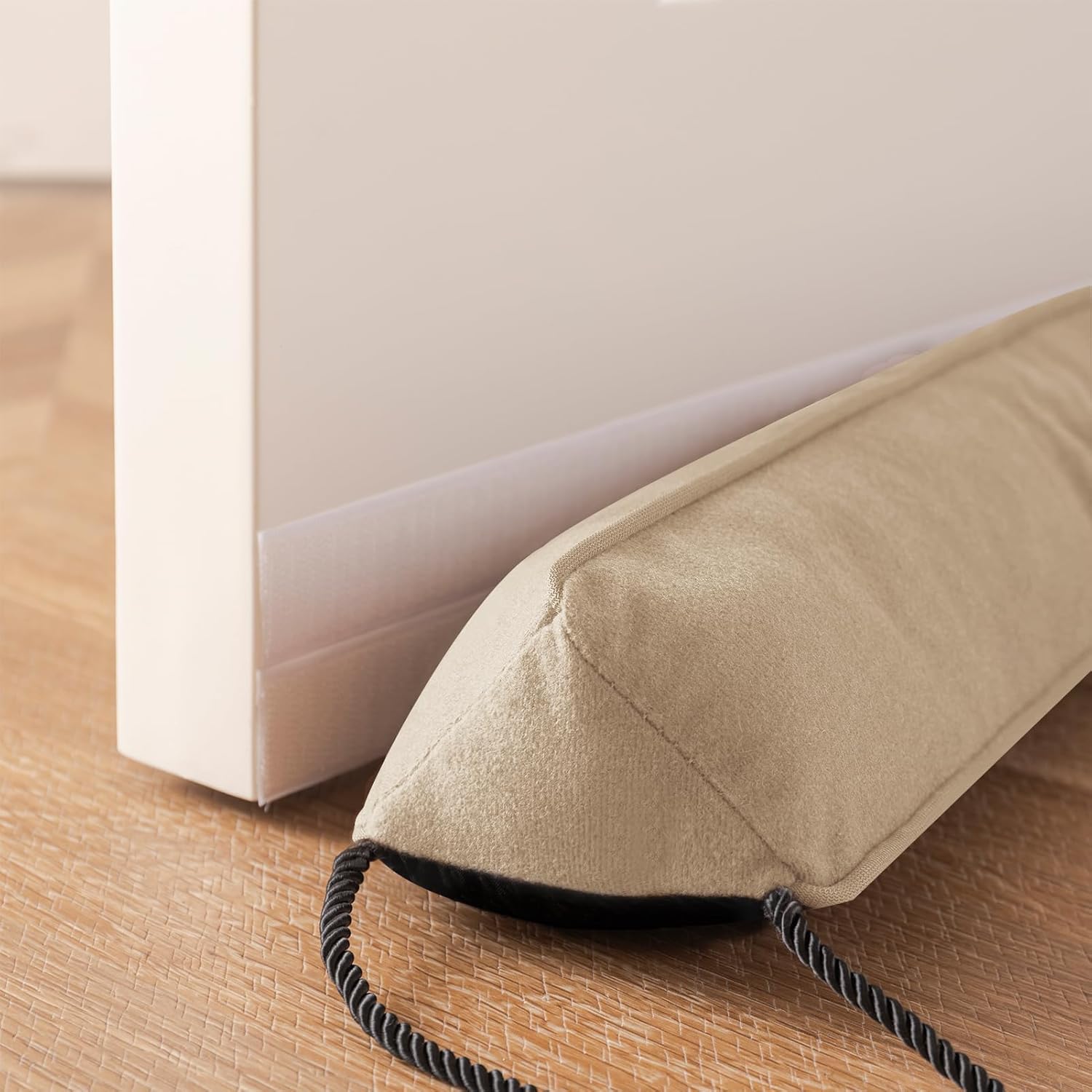 Sunolga 2 Pack 36 Inch Weighted Door Draft Stopper Beige