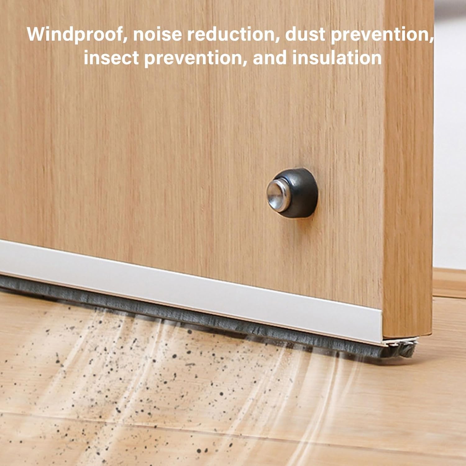 Fuhiueos Door Draft Stopper Seal Strip for Soundproofing