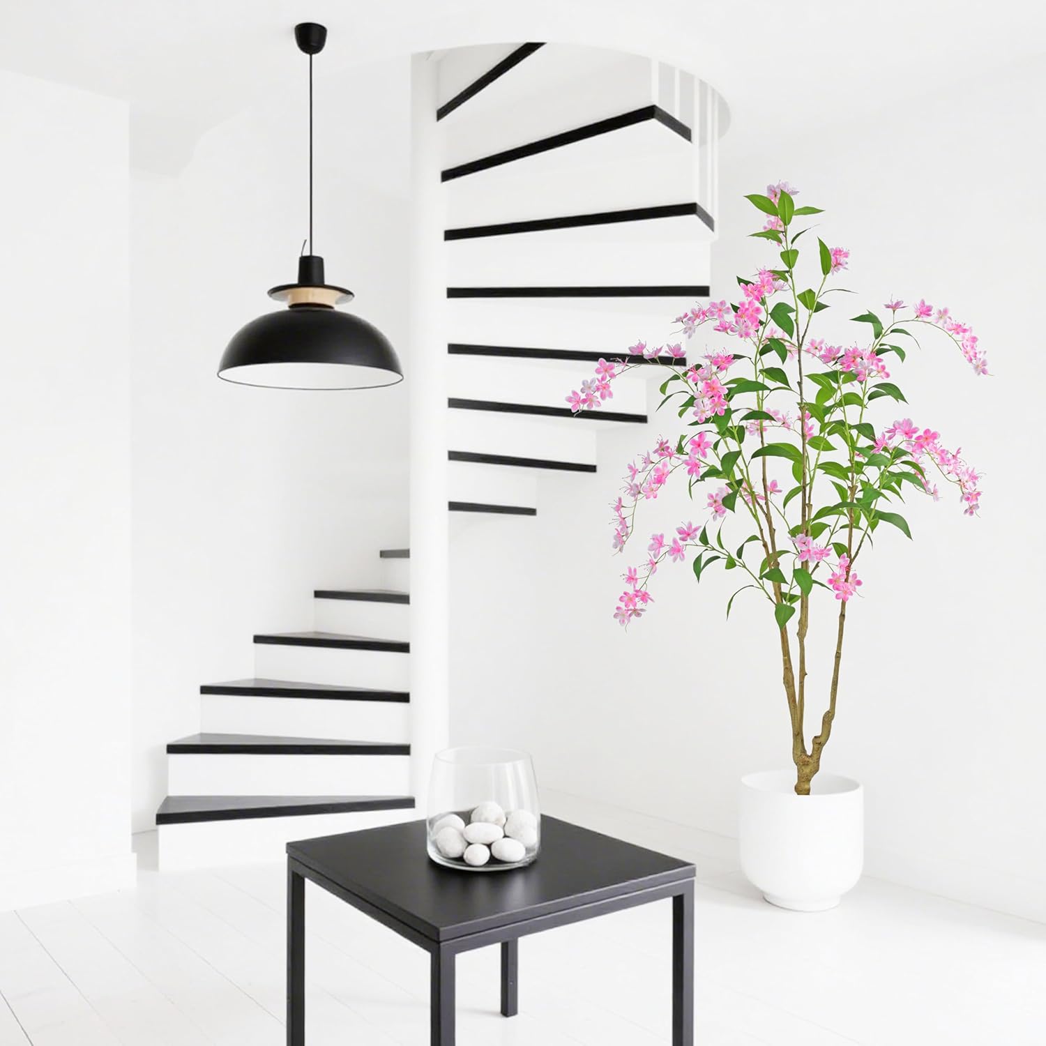 Artificial Jasmine Tree 6ft Black Pot Fake Plants