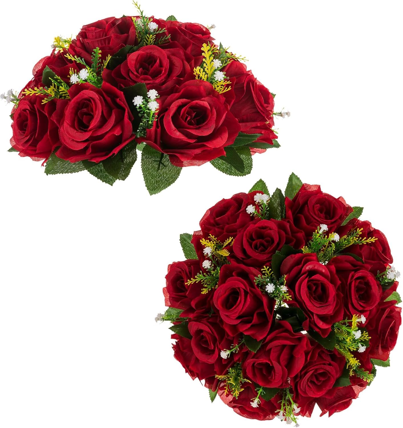 Blosmon Flower Balls Wedding Rose Centerpieces 2 Pcs