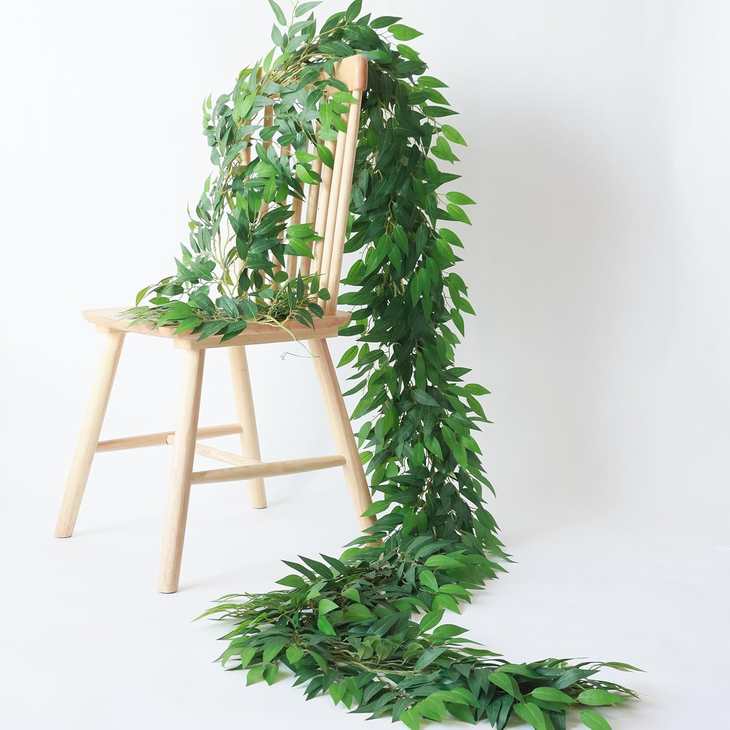 Mizii 10 Feet Artificial Vine Garland Faux Italian Ruscus Decor