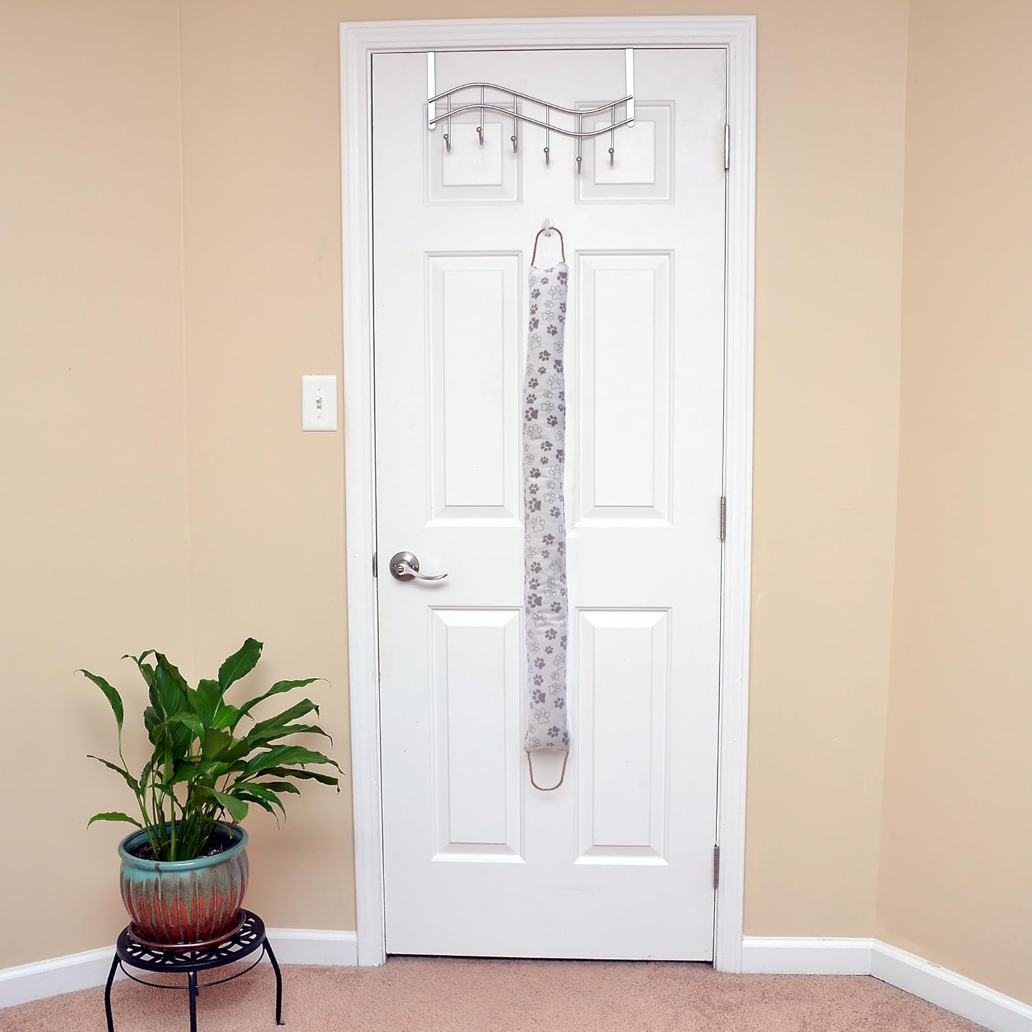 Roe Moe PAW Print Draft Stopper for 36 Inch Doors
